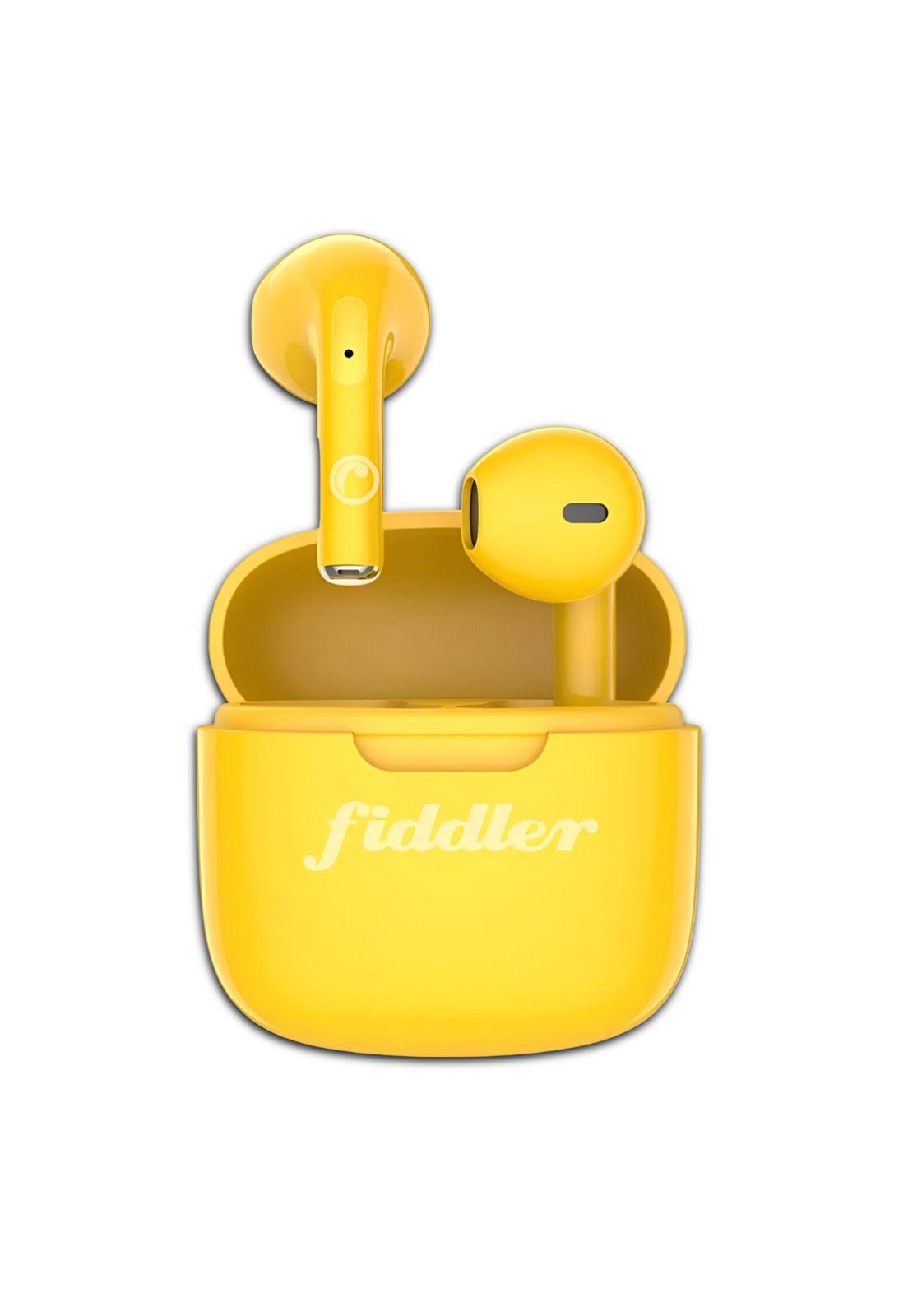 Audifonos In Ear Bluetooth Fiddler Mini Amarillo Android IOS-4