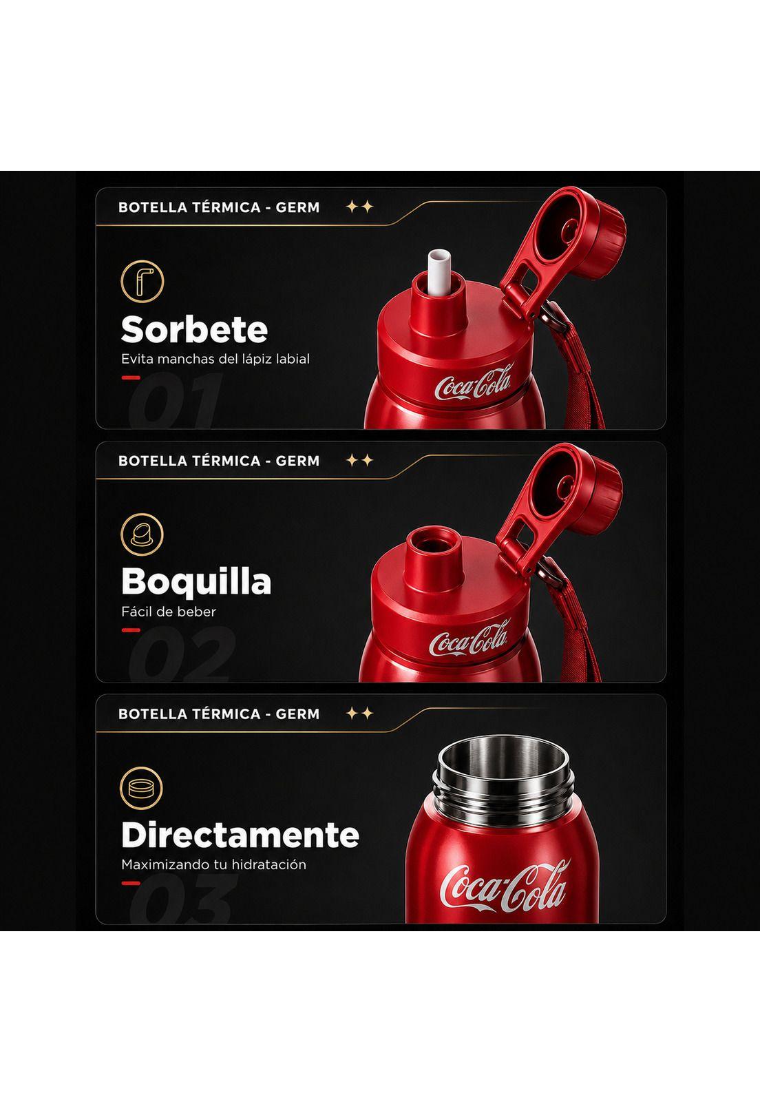 Termo Inoxidable GERM Coca-Cola 580 ML RED Clasic Edition-6