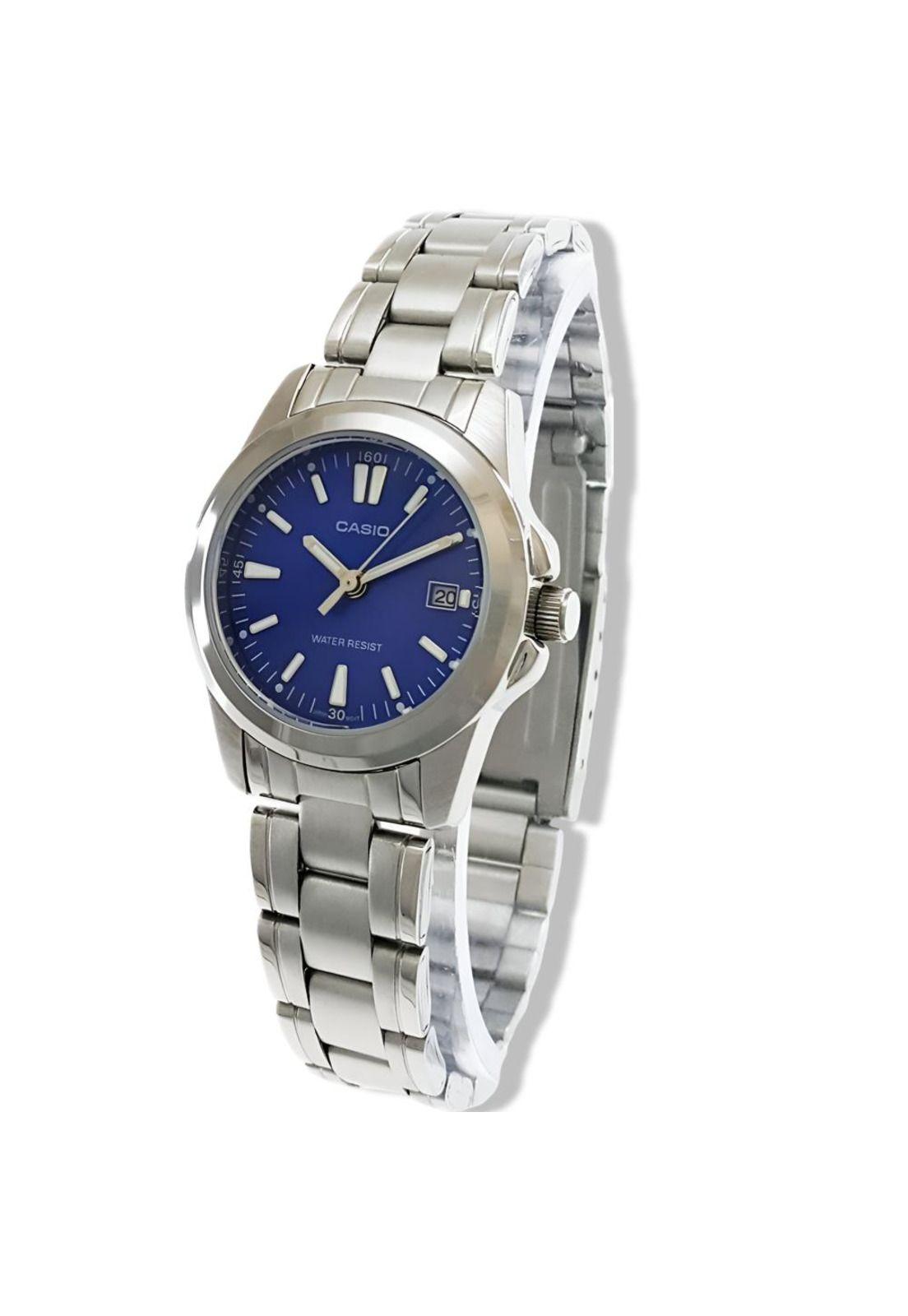 Reloj de Mujer Casio Silver  Blue Ltp-1215A-2A2Df-2