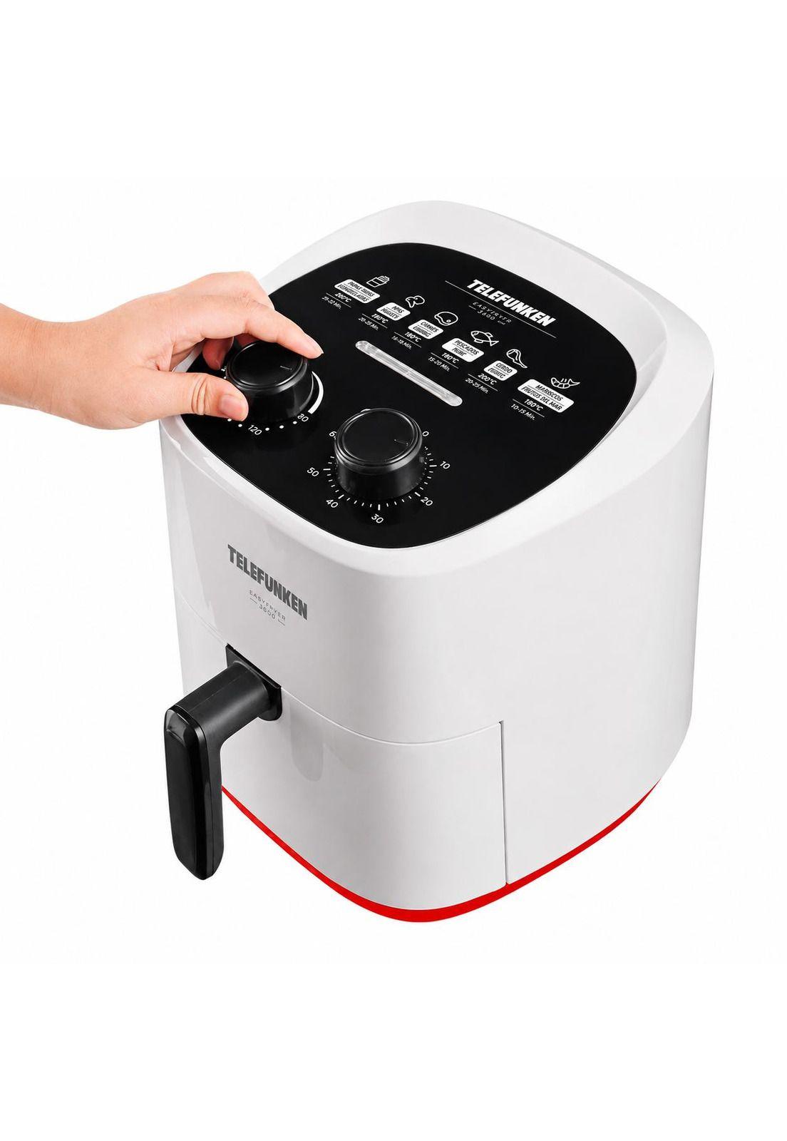 Freidora de Aire  TELEFUNKEN 1400w EasyFryer 3.6 LT 200° Max-4