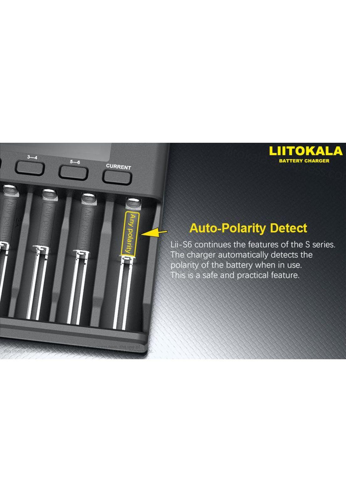 Cargador de Pilas Universal Carga Rápida para 6 Pilas TL110-9