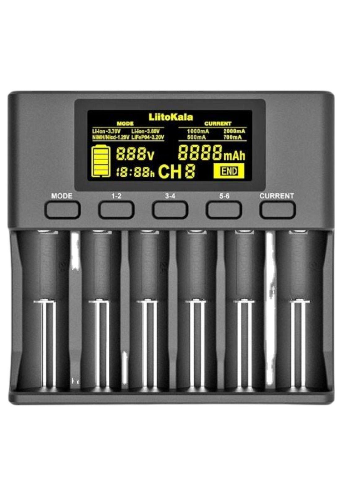 Cargador de Pilas Universal Carga Rápida para 6 Pilas TL110-1