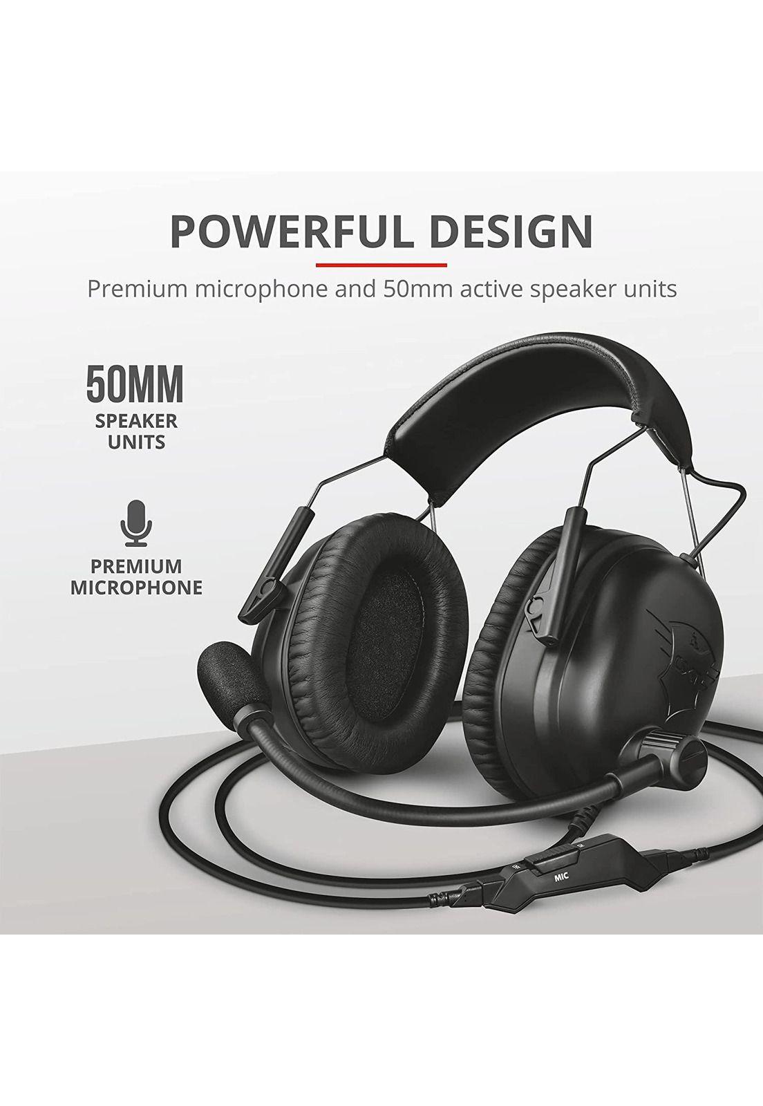 Audifono Gamer Trust Wayman Gxt 444 E-Sport Deluxe Line-6