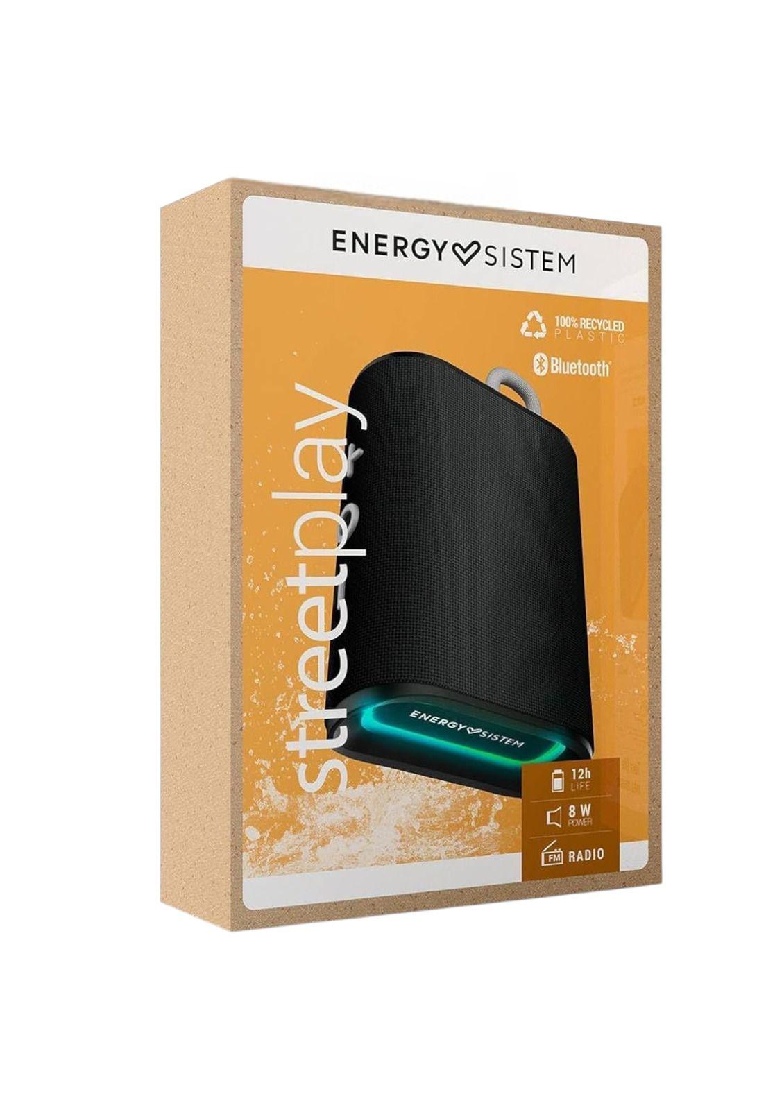 Parlante Portátil Energy Sistem StreetPlay BlackSpace BT/ FM/ SD/ RGB/ 8W/ 12Hrs-6