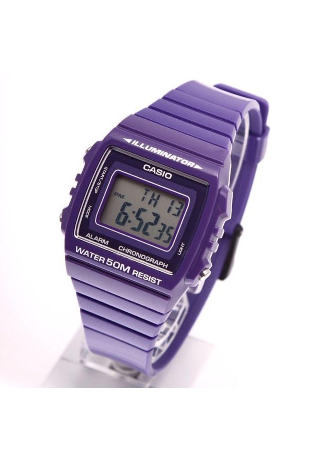 Reloj de Mujer Casio Digital  W-215H-6Avdf Purple Edition-1