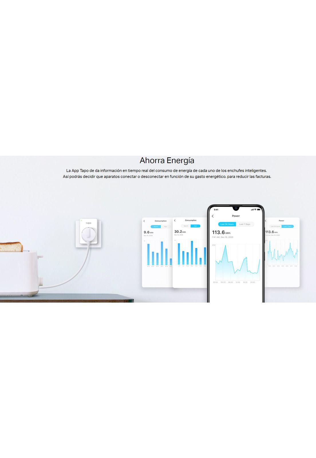 Enchufe Wifi Smart Home TP-Link Tapo P110 Alexa / Google-9
