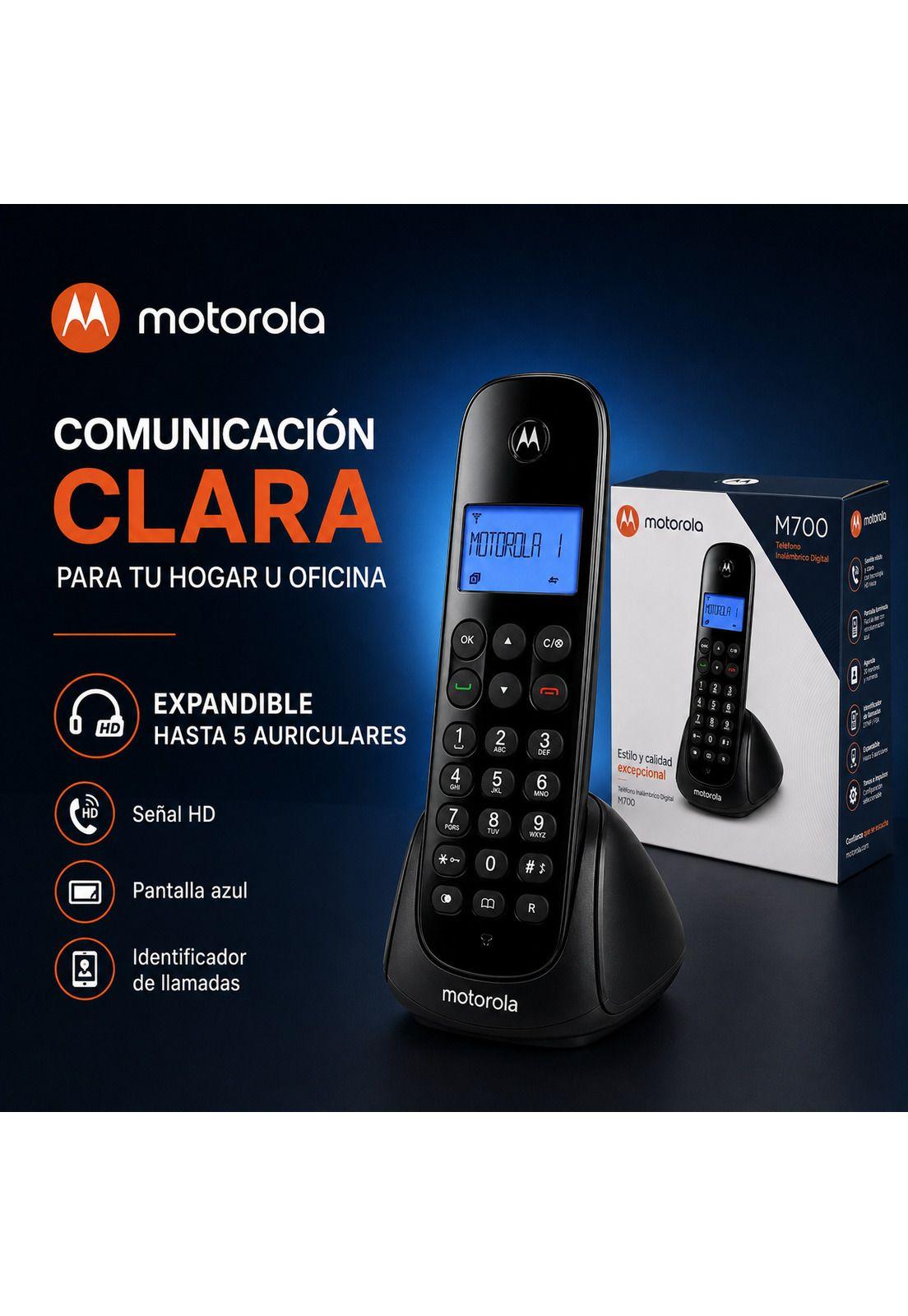 Telefono Inalambrico Motorola M700 Señal HD Profesional-7