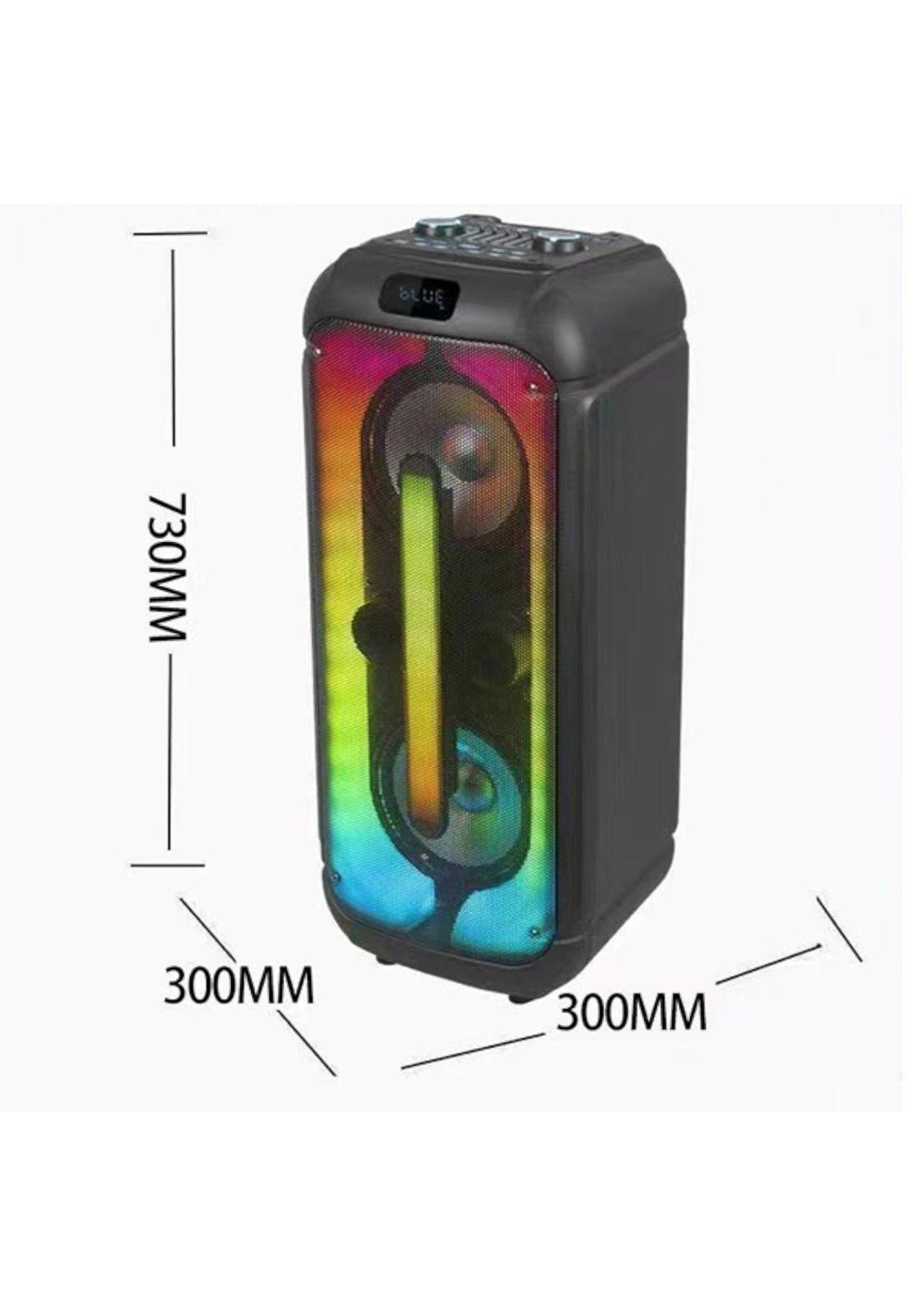 Parlante Bluetooth Flaming SpaceWalker RGB TWS Mic Wireless-3