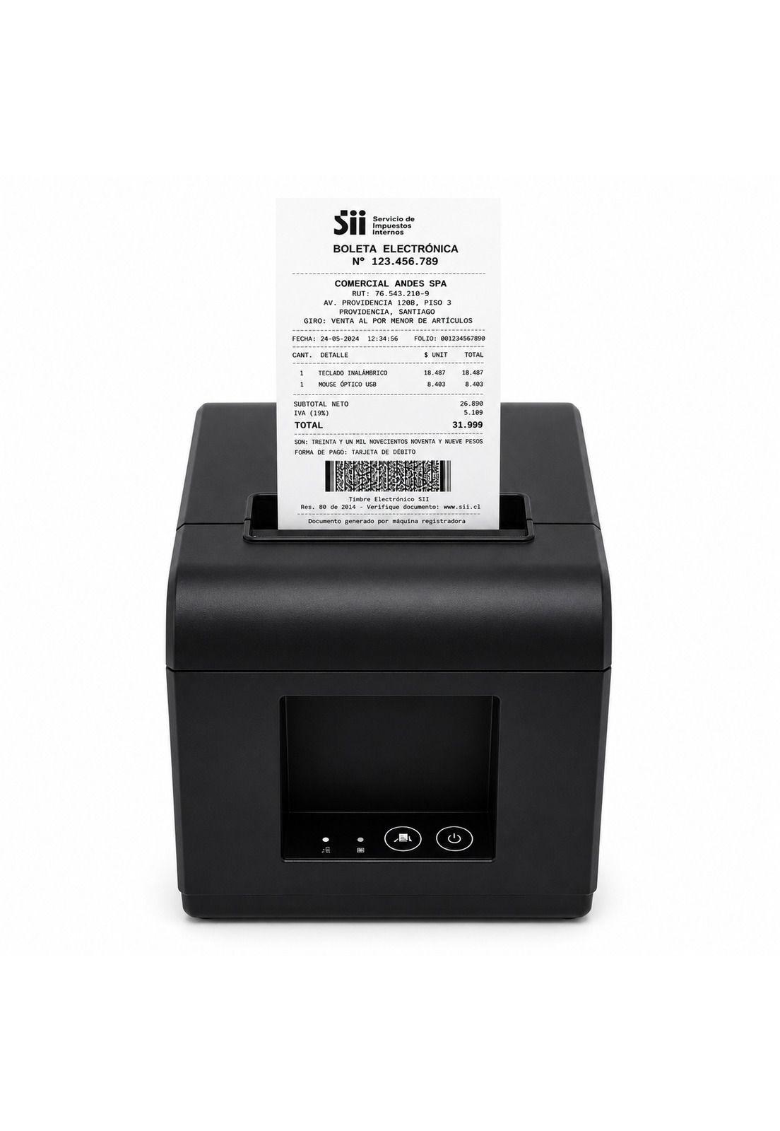 Impresora Térmica Bluetooth 80mm  Multiplataformas 230mm / s-2