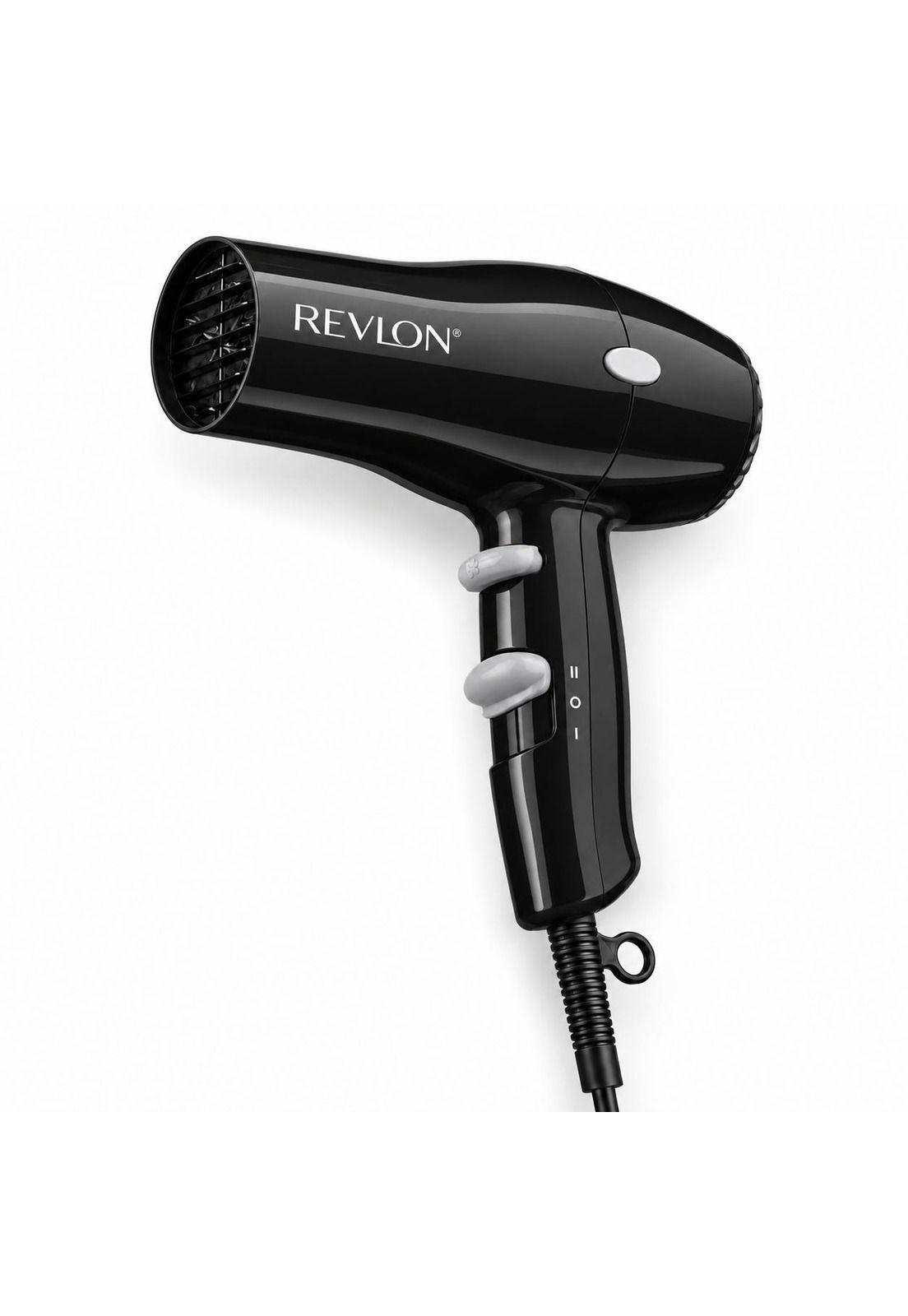 Secador de Cabello para Viajes Revlon DR5260 Negro ionizado-1