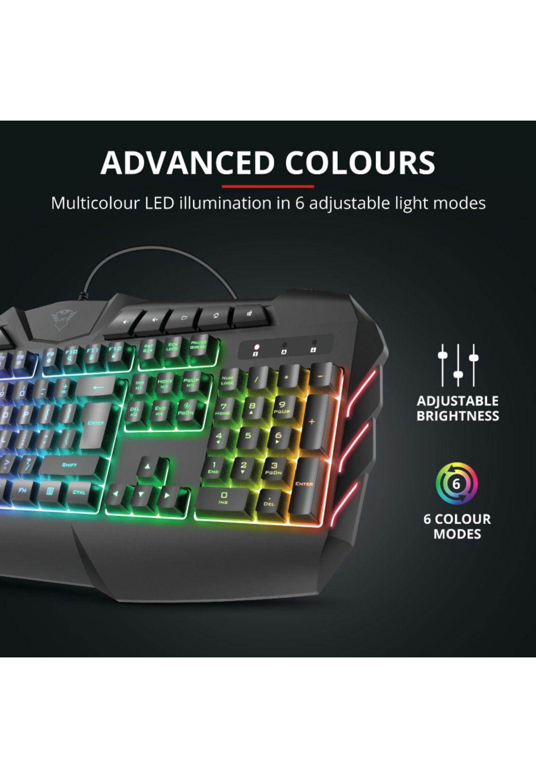 Teclado Gamer Multimedia Trust Gxt 881 Odyss Full RGB Hybrido-5
