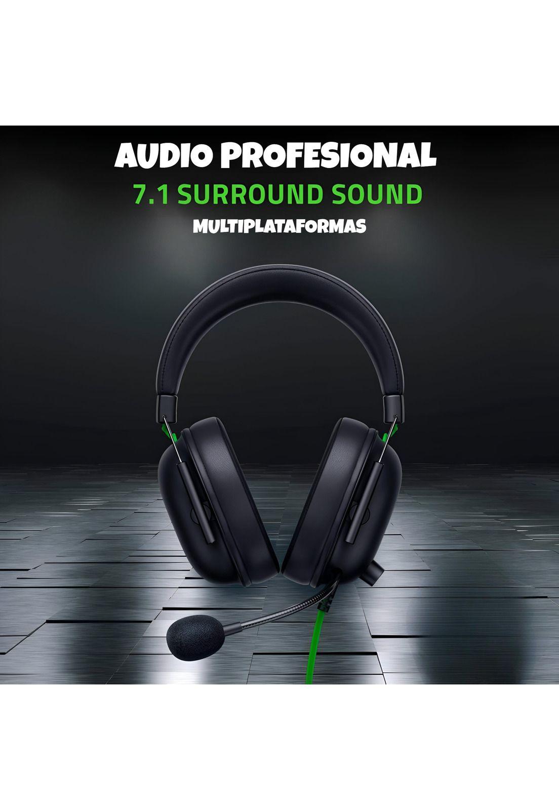 Audífonos Gamer Razer Blackshark V2 X Audio 7.1 Multiplataformas-6