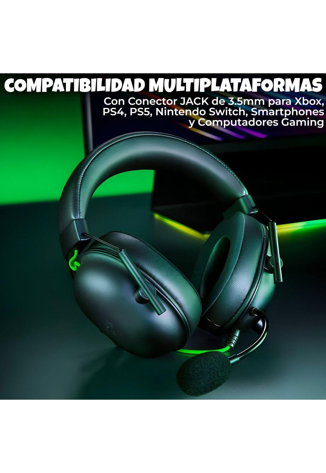 Audífonos Gamer Razer Blackshark V2 X Audio 7.1 Multiplataformas-7