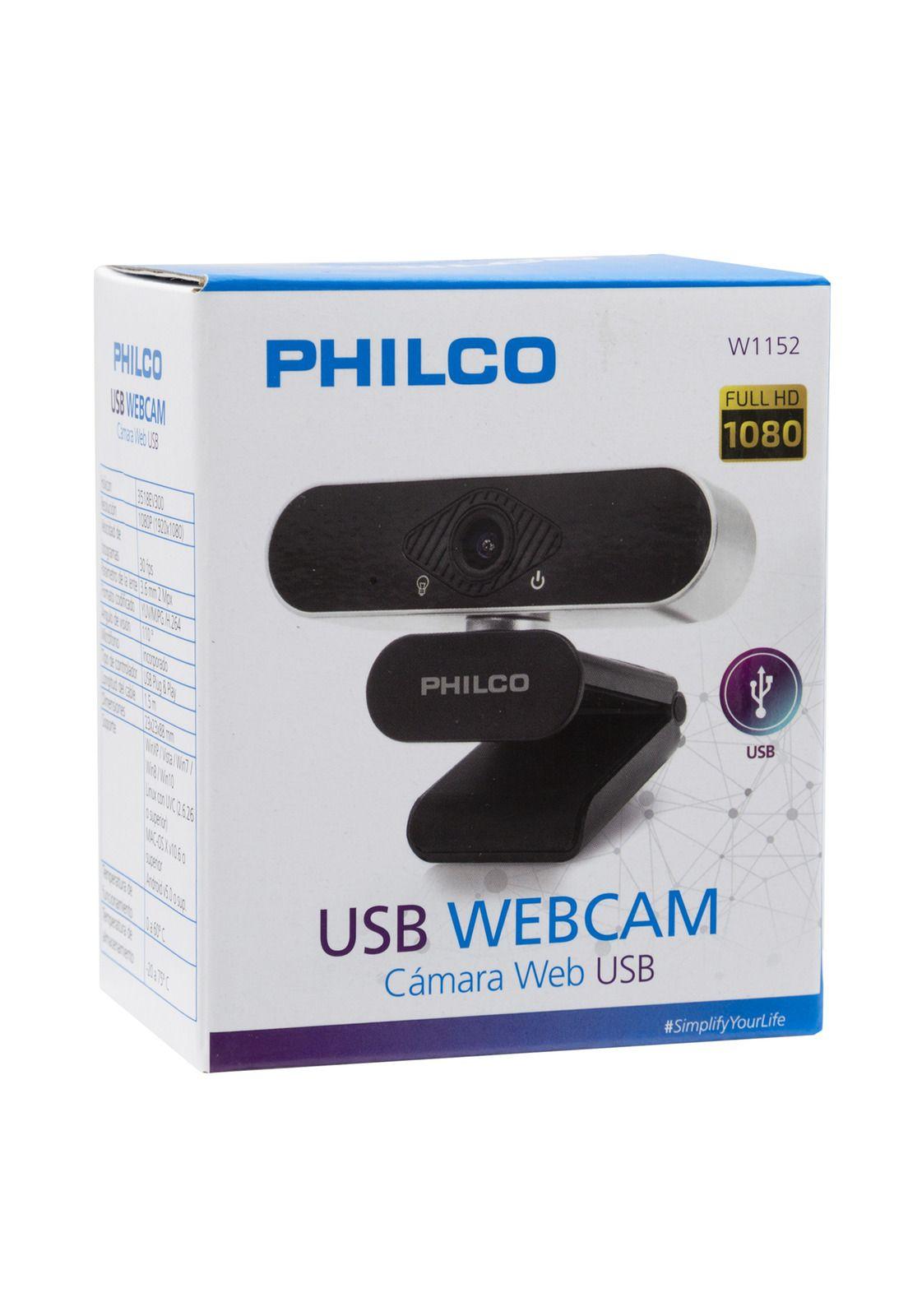 Webcam USB Profesional Full HD 1080p Philco W1152 Streaming-5