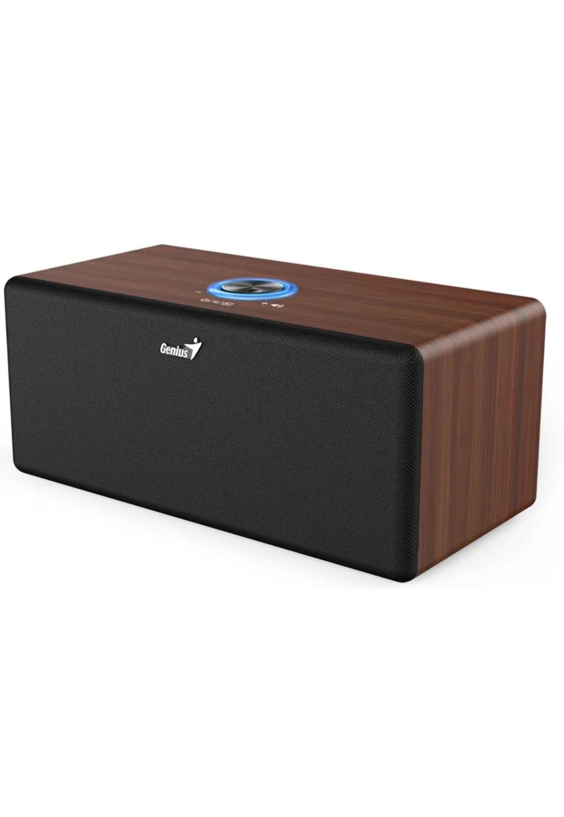 Parlante Genius Dark Brown Elegant 20W RMS Bluetooth HF505BT-3