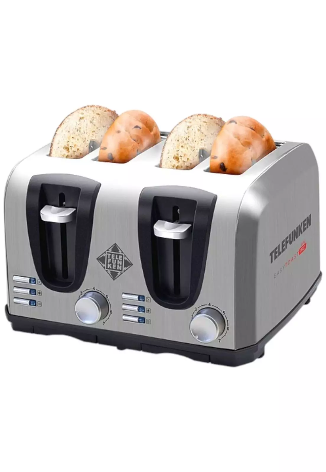 Tostador Eléctrico Doble  (4en1) Easy Toast Pro Inox 1450W-1