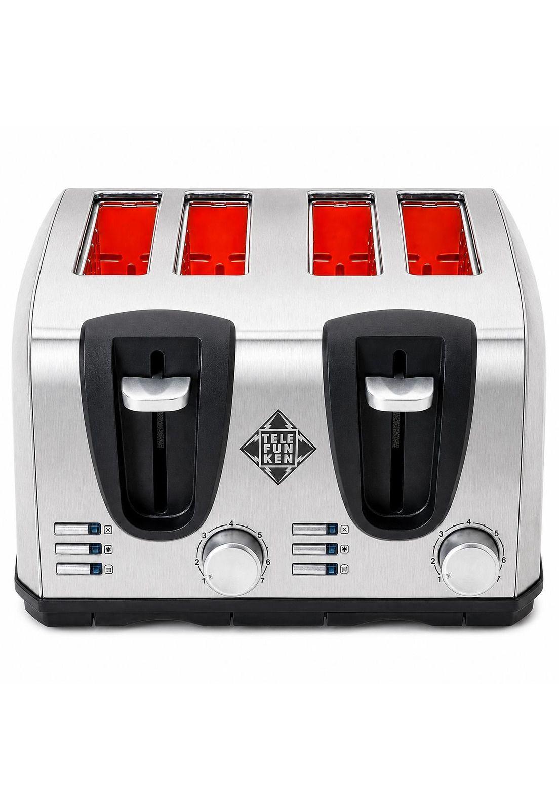 Tostador Eléctrico Doble  (4en1) Easy Toast Pro Inox 1450W-8