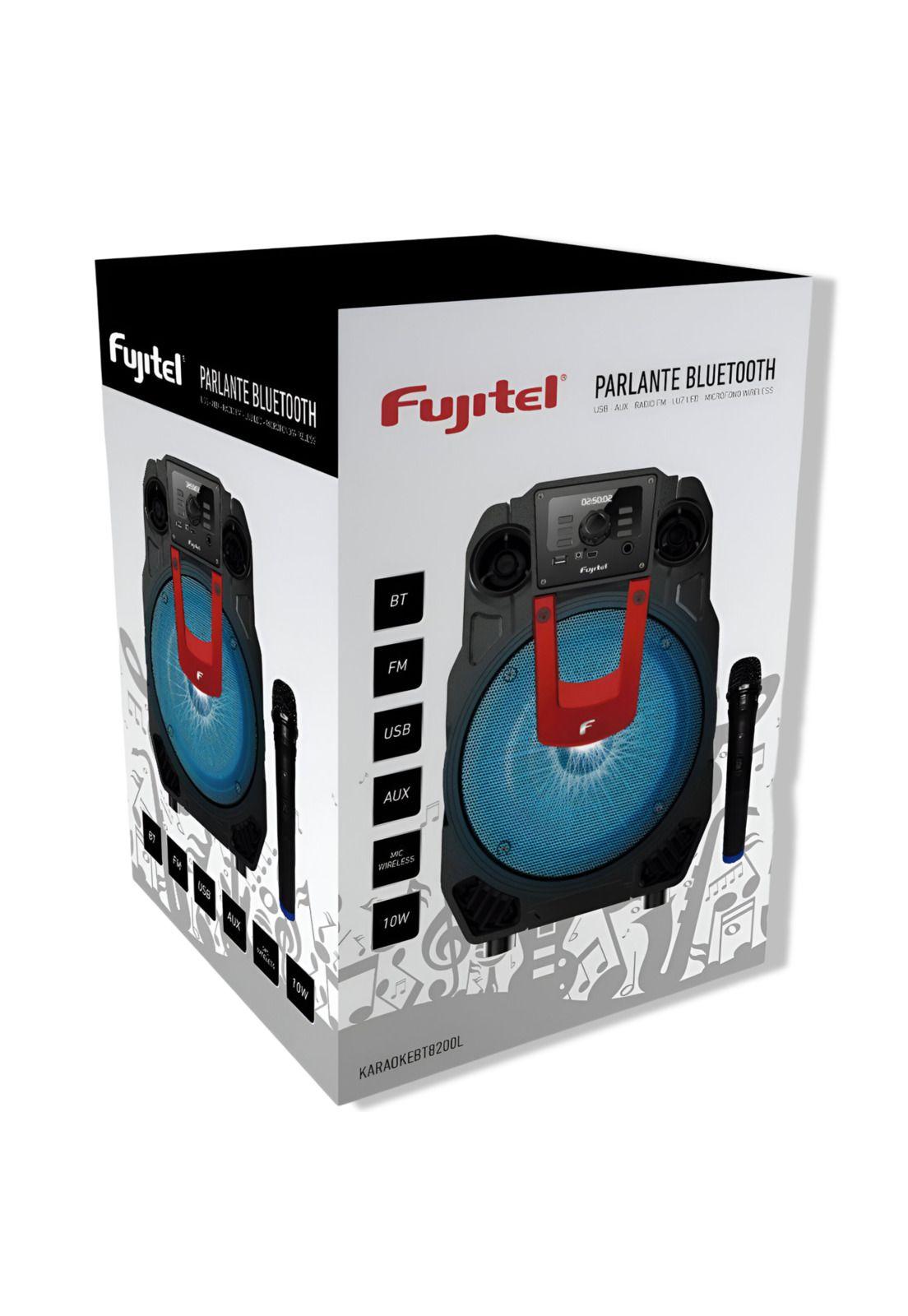 Parlante Karaoke con Micrófono inalámbrico BT8L Recargable-5