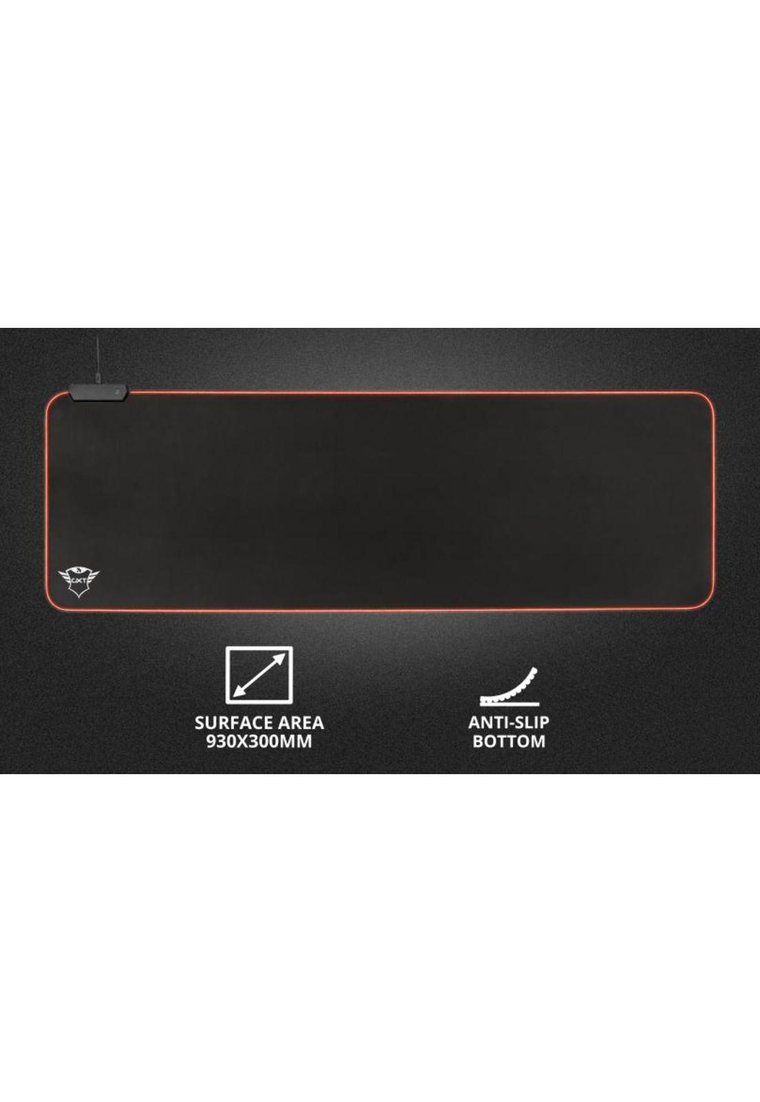 Mouse Pad RGB XXL Trust Gxt 764 Glide 93X30cm Designed For Gaming-5