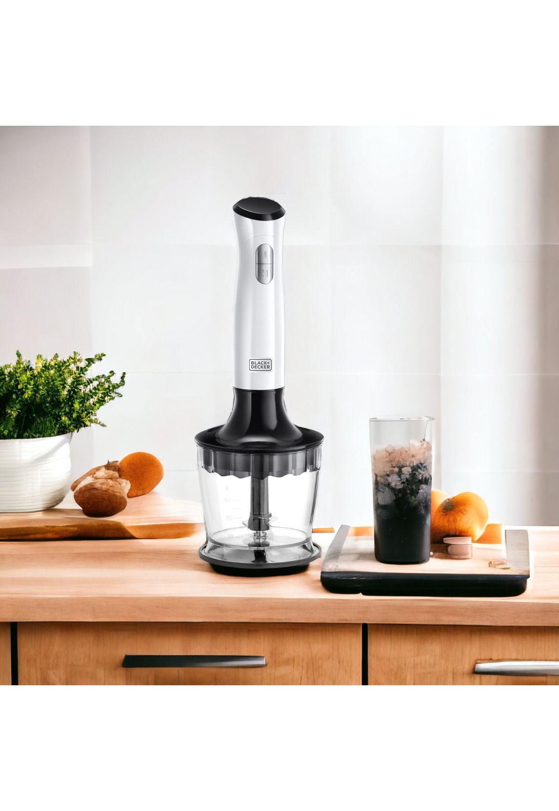 Batidora De Inmersion 3 en 1 Black + Decker 700W HB24710-CL-5