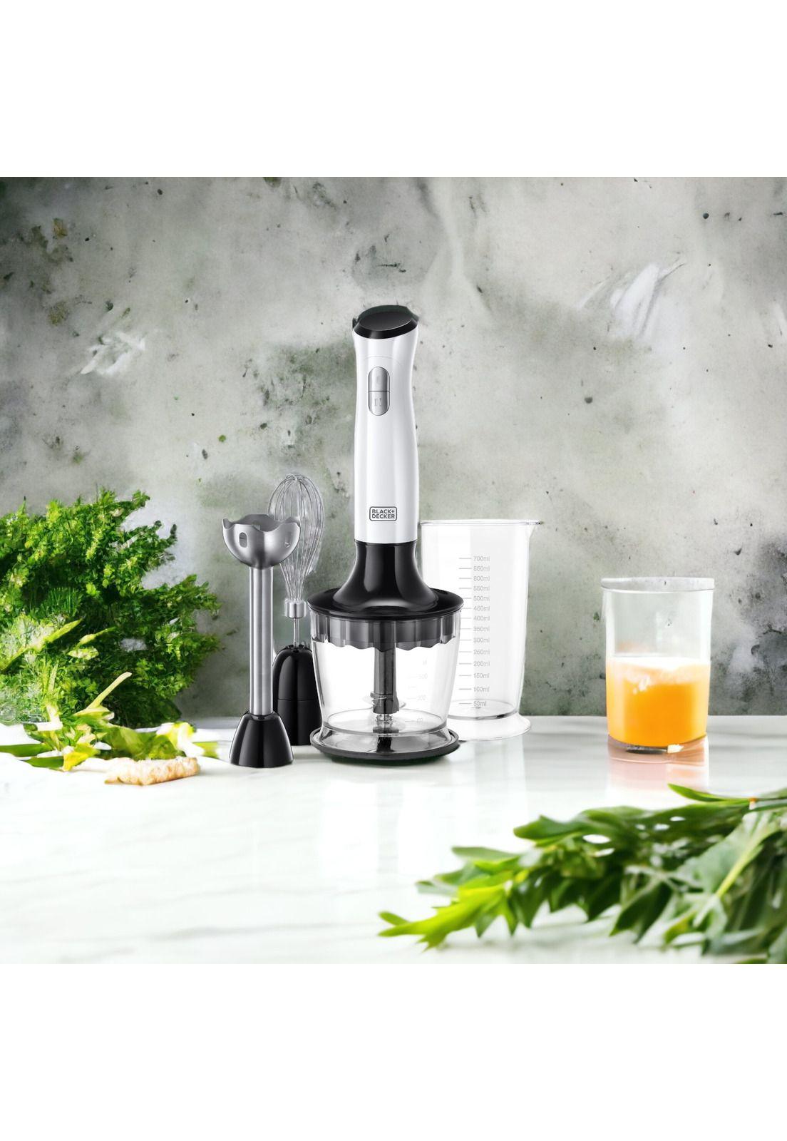 Batidora De Inmersion 3 en 1 Black + Decker 700W HB24710-CL-6