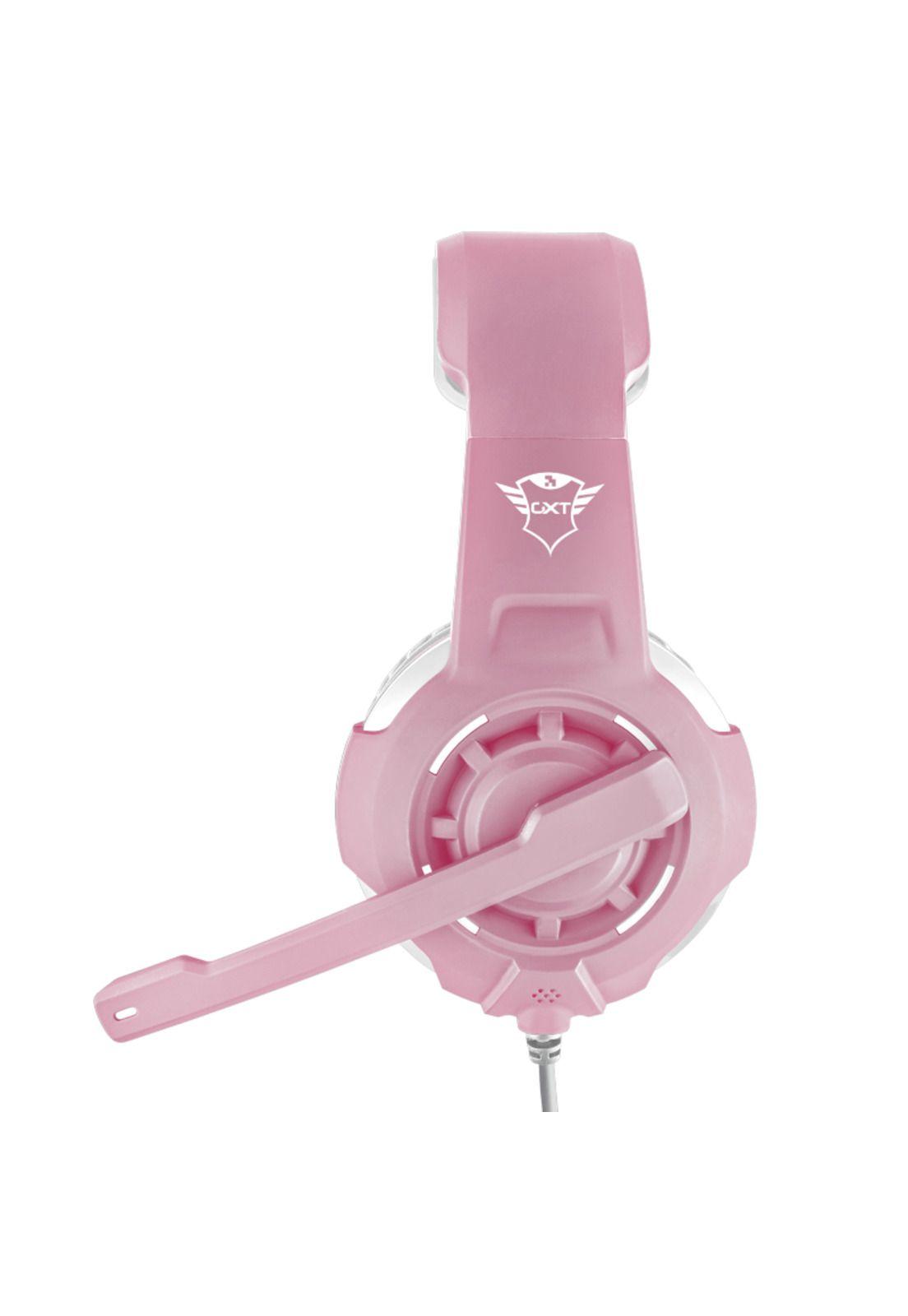 Audifonos Gamer Rosados Trust Radius Gxt 310 Multiplataformas-3