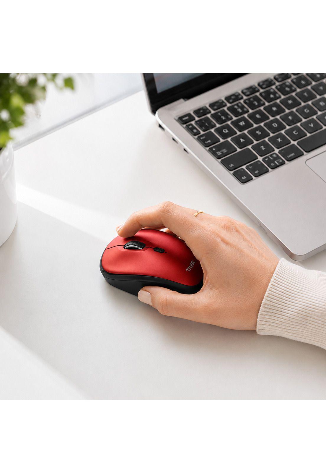 Mouse Inalámbrico Silencioso Trust YVI Eco Friendly RD 24550-9