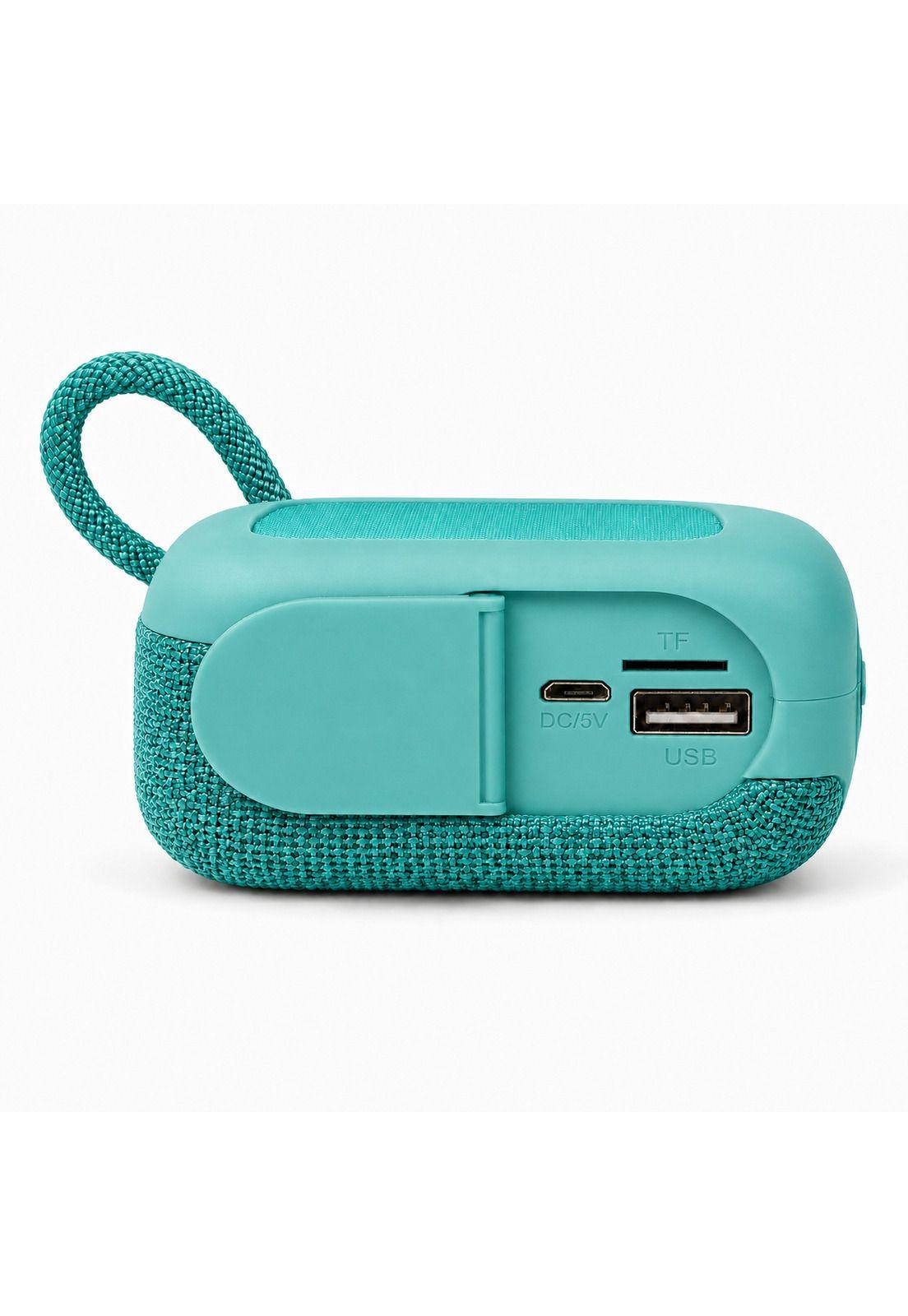 Parlante Portátil Bluetooth Sound GO 10W USB-FM-MicroSD Verde-7