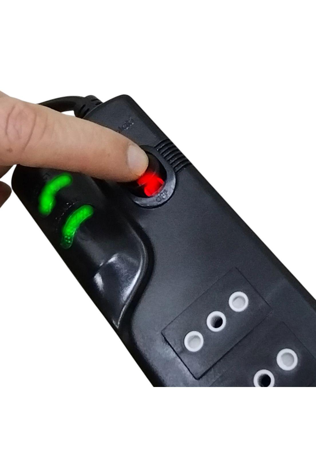 Alargador 2.1MTS 7 Salidas con Proteciónde Voltaje 2500W SEC-7
