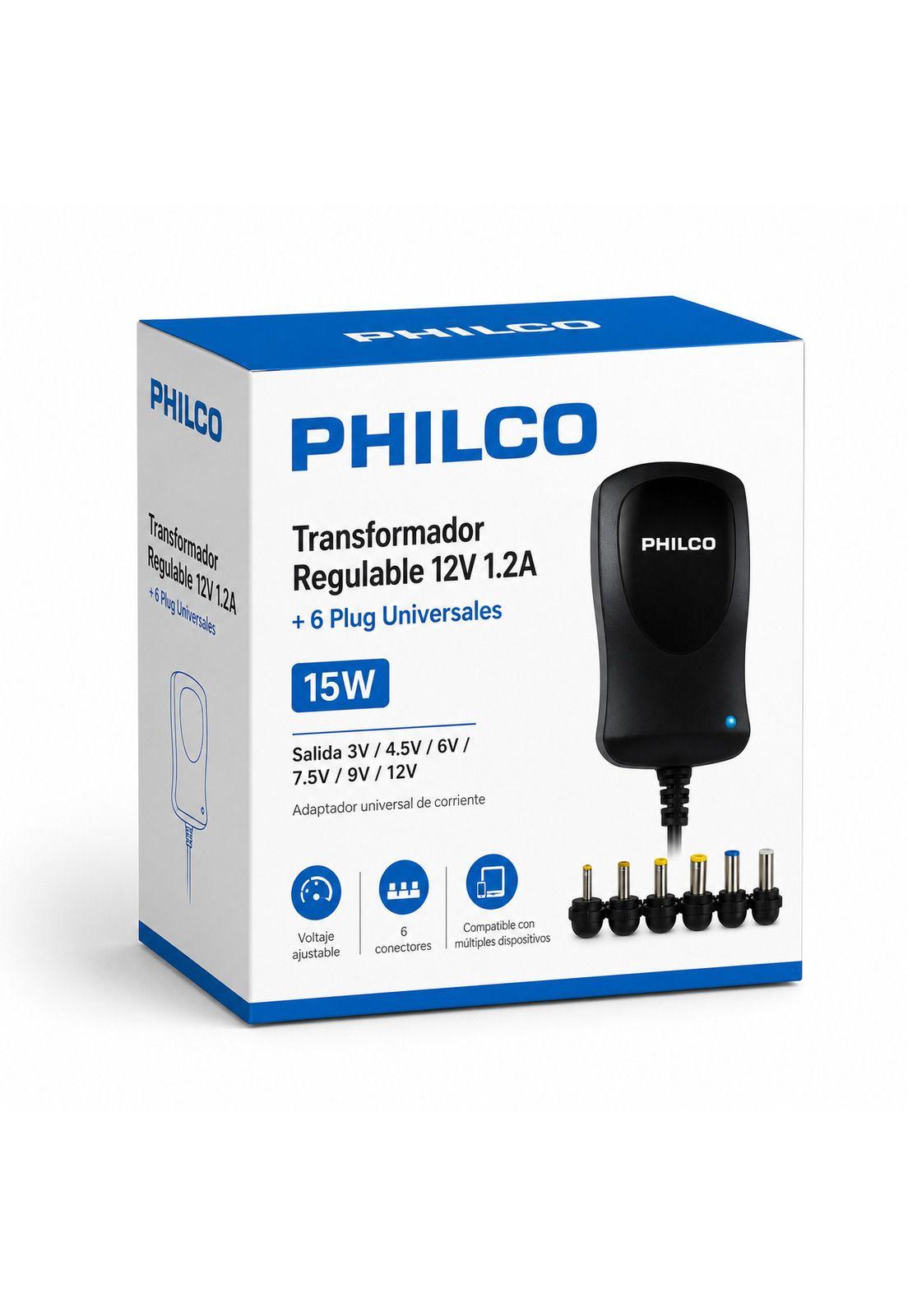 Transformador 12V Regulables 1.2A / 15W + 6 Plug Universales-7