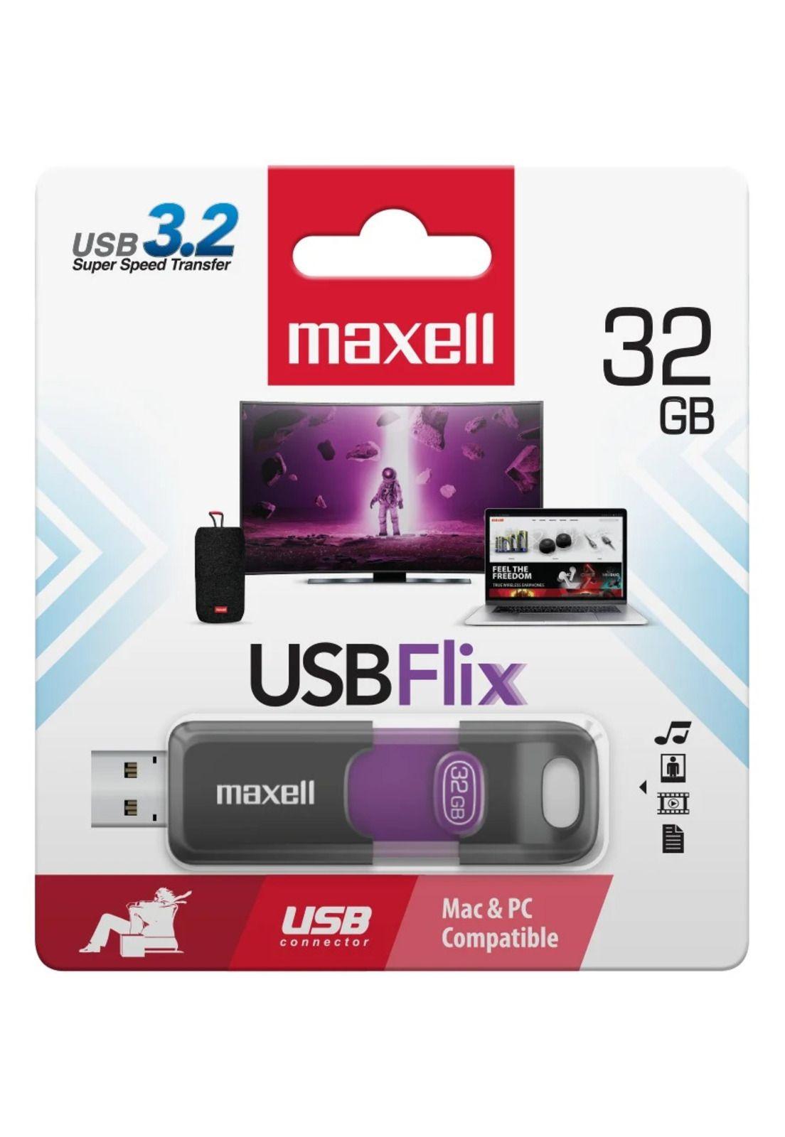 Pendrive Maxell Flix 32GB USB 3.2 High Speed-3