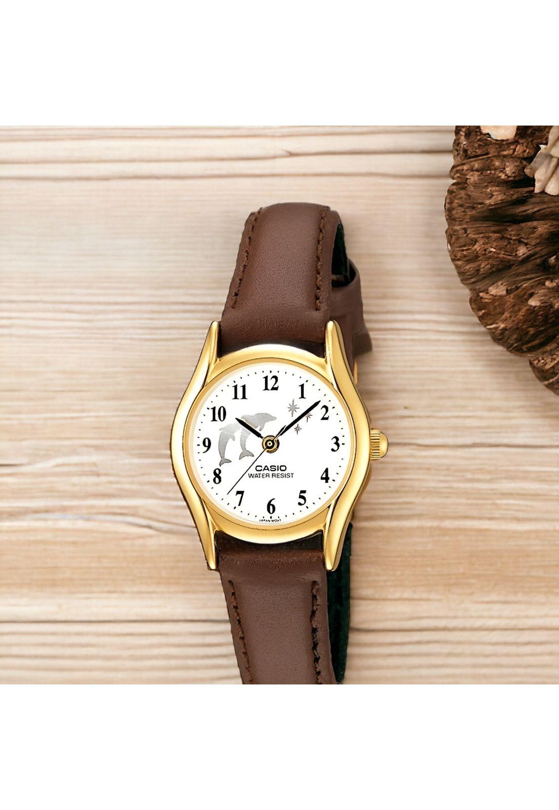 Reloj Casio de Mujer Cuero Golden Edition Ltp-1094Q-7B9Rdf-4