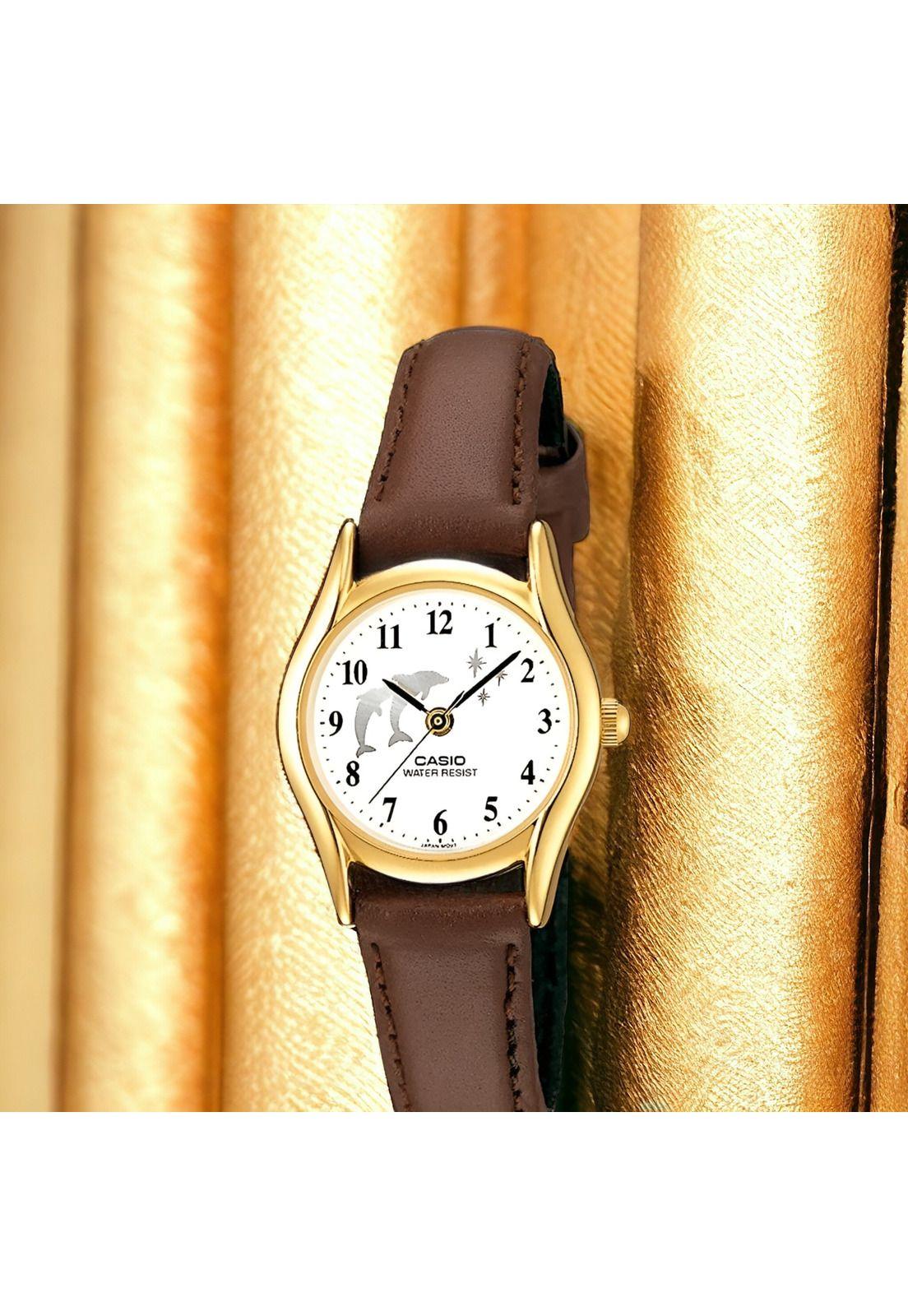 Reloj Casio de Mujer Cuero Golden Edition Ltp-1094Q-7B9Rdf-5