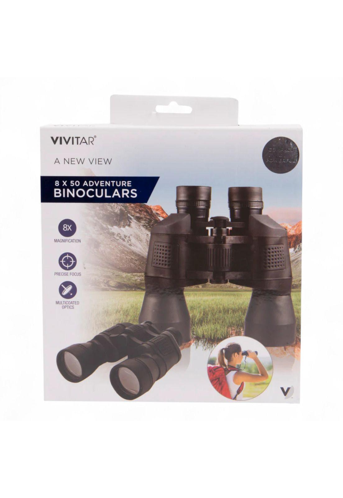 Binoculares Prismáticos Vivitar CS-850 Multicapa 8X 50mm + Bolso-8