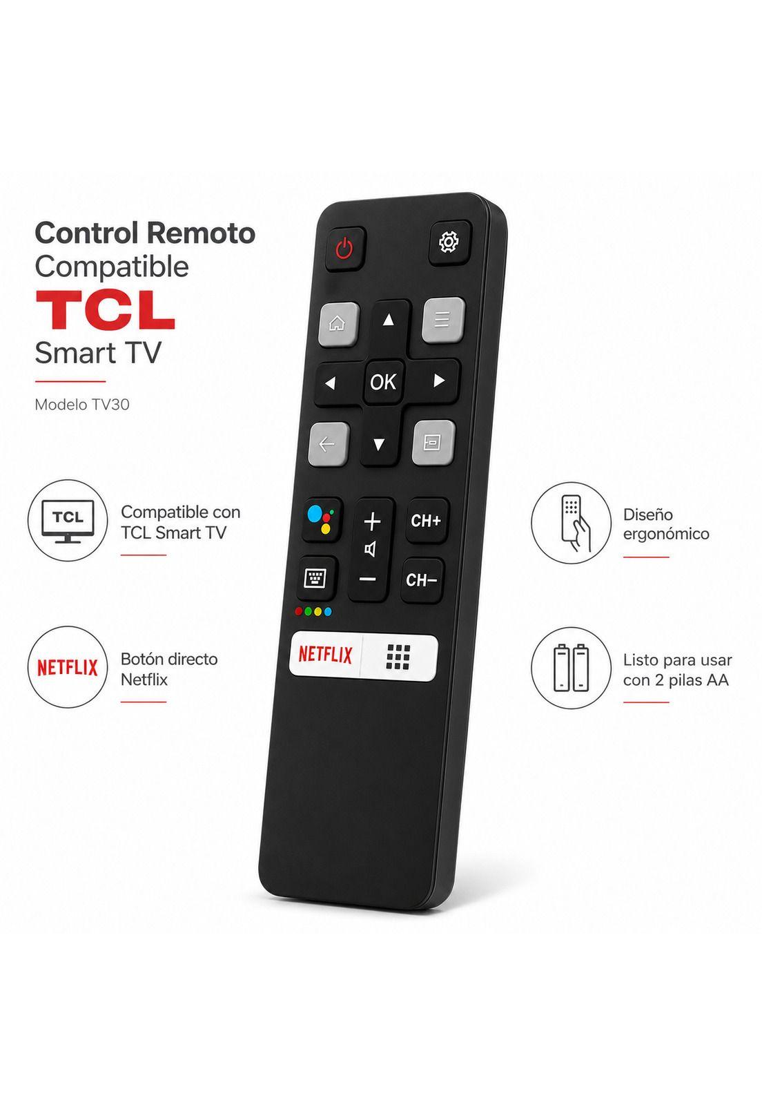 Control Remoto para TCL Smart TV con Control de Voz-4