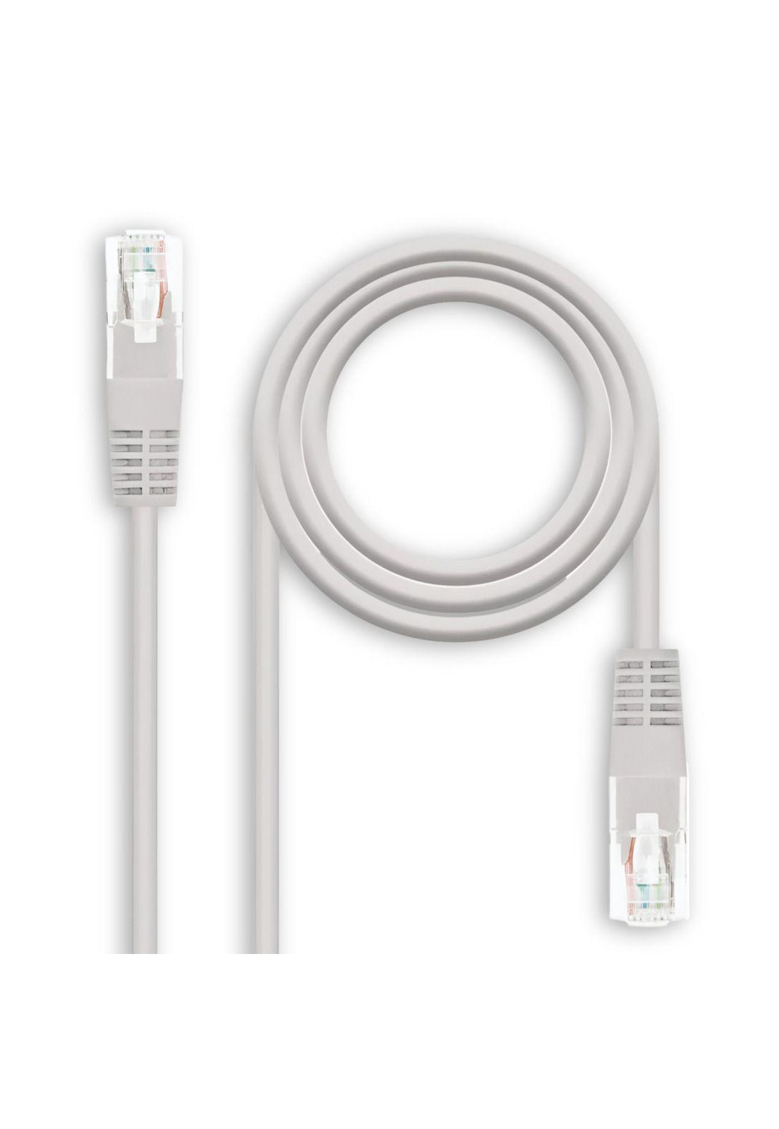 Cable De Red 15 Metros 100% Cobre CAT 5E Gris UTP-5E15M BAG-2