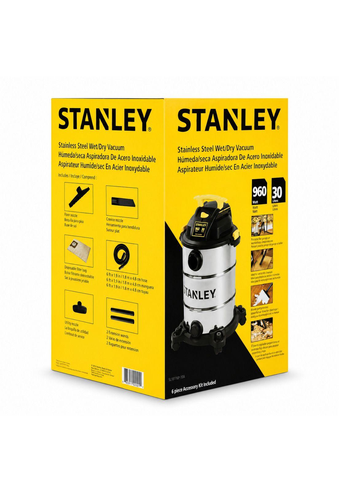 Aspiradora Profesional Stanley 30LT Polvo & Agua SL19117-8