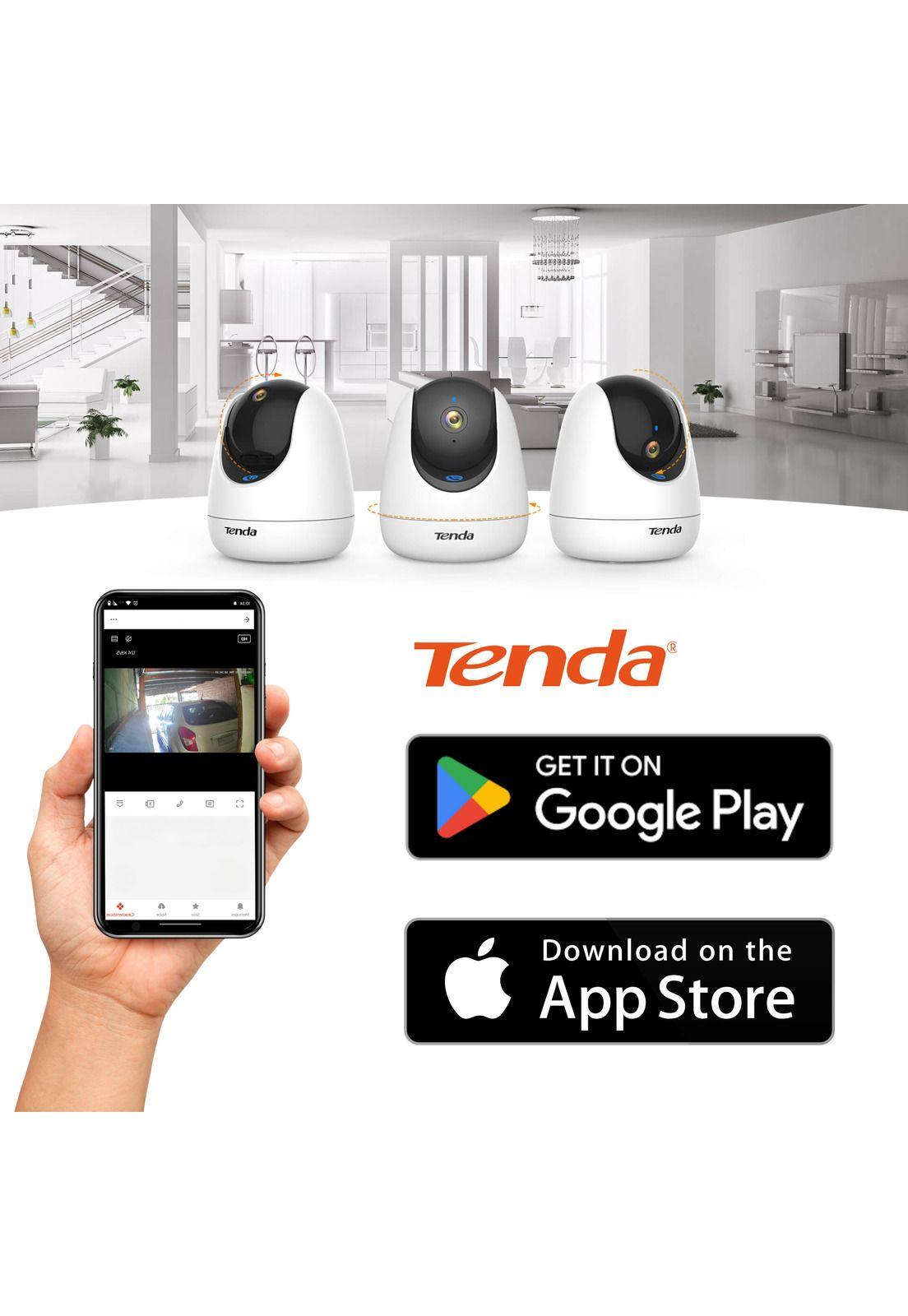 Cámara de Seguridad Rotatoria 360° Tenda CP3 FHD Powered AI-5