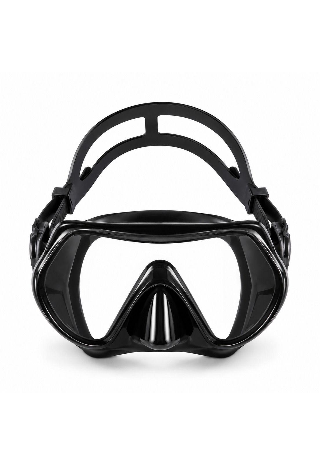 Mascara de Buceo Anti Fugas de Vidrio Templado con Snorkel-4