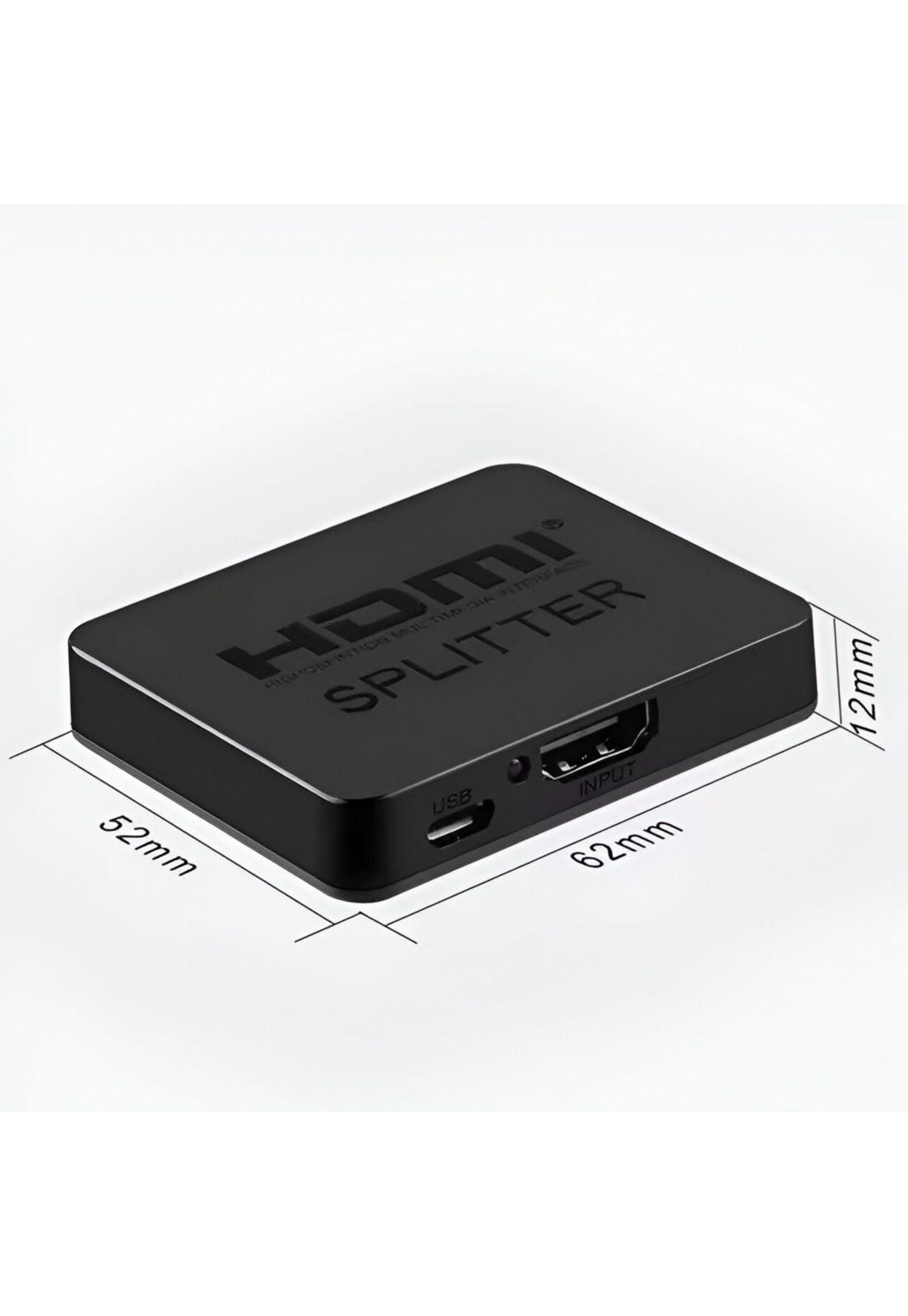Splitter HDMI 4K Activo para 2 TV UHD 255Mhz Birlink BR10196-4