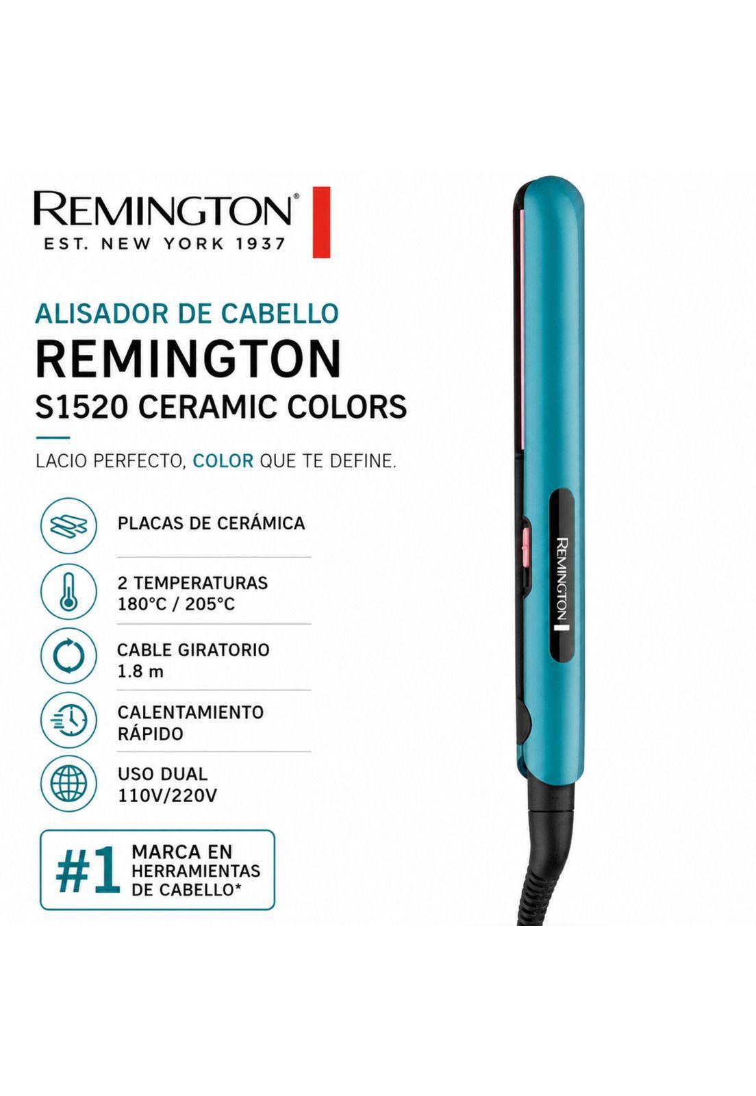 Alisador De Cabello Remington S1520 Ceramic Colors-6