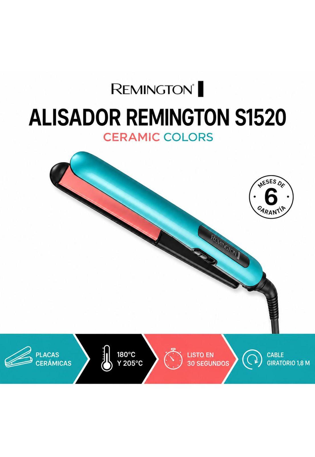 Alisador De Cabello Remington S1520 Ceramic Colors-6