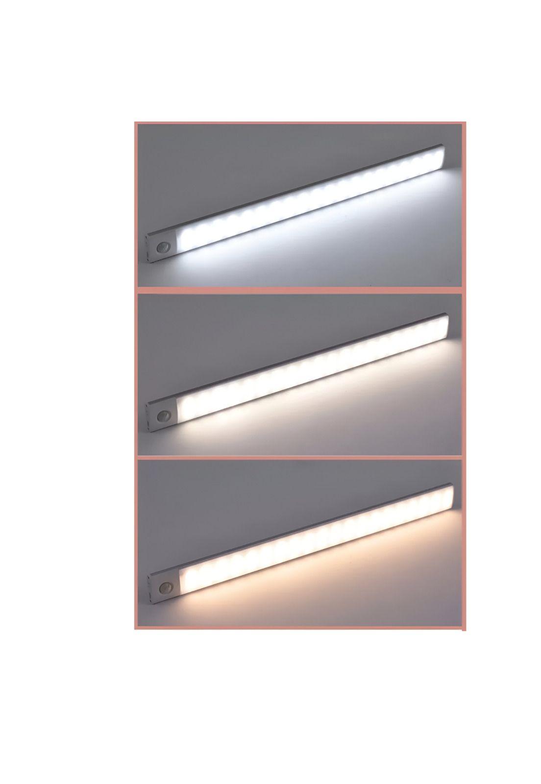 Barra LED Closet y Cocina + Sensor PIR Recargable USB-C D05-7