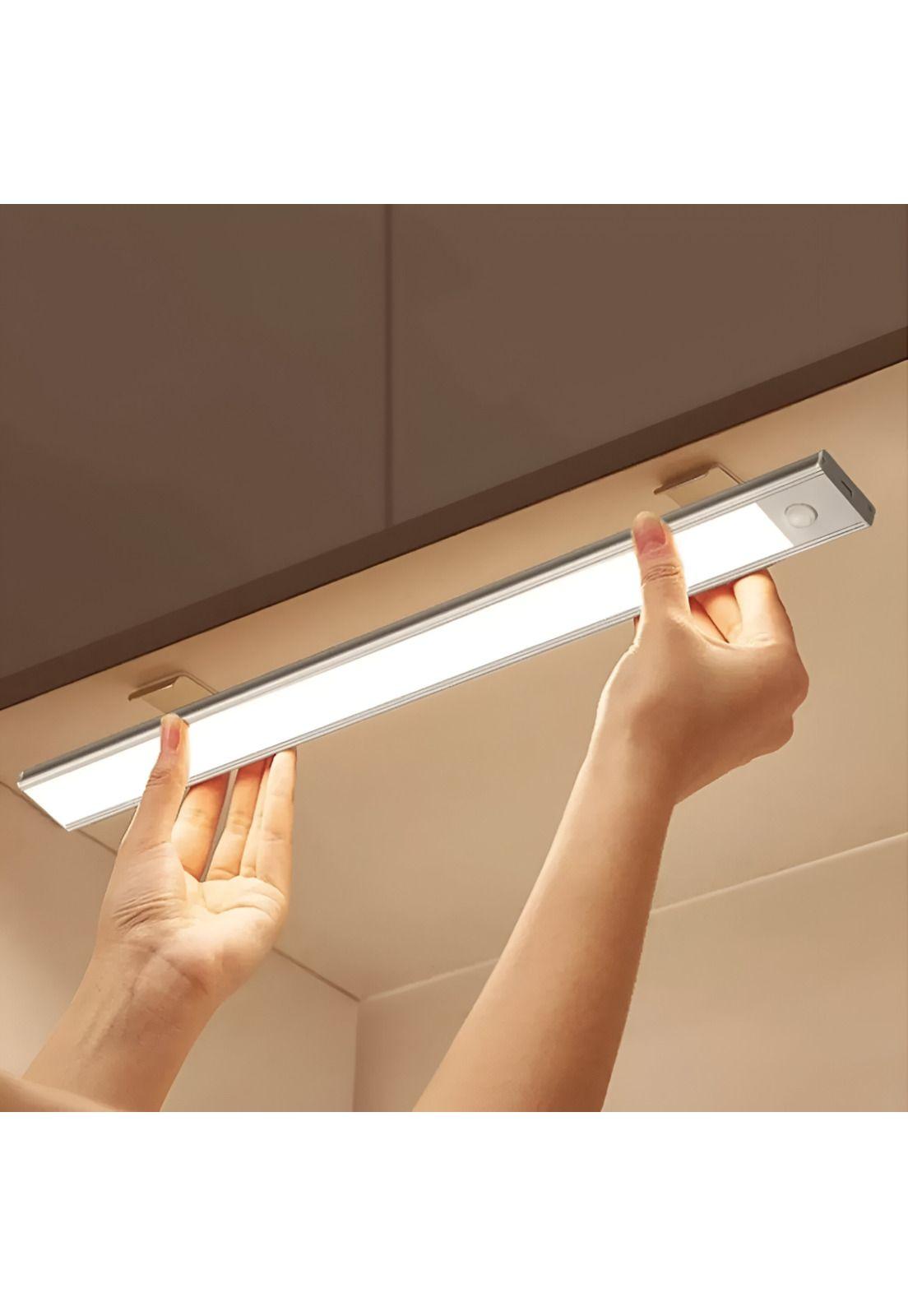 Barra LED Closet y Cocina + Sensor PIR Recargable USB-C D05-4