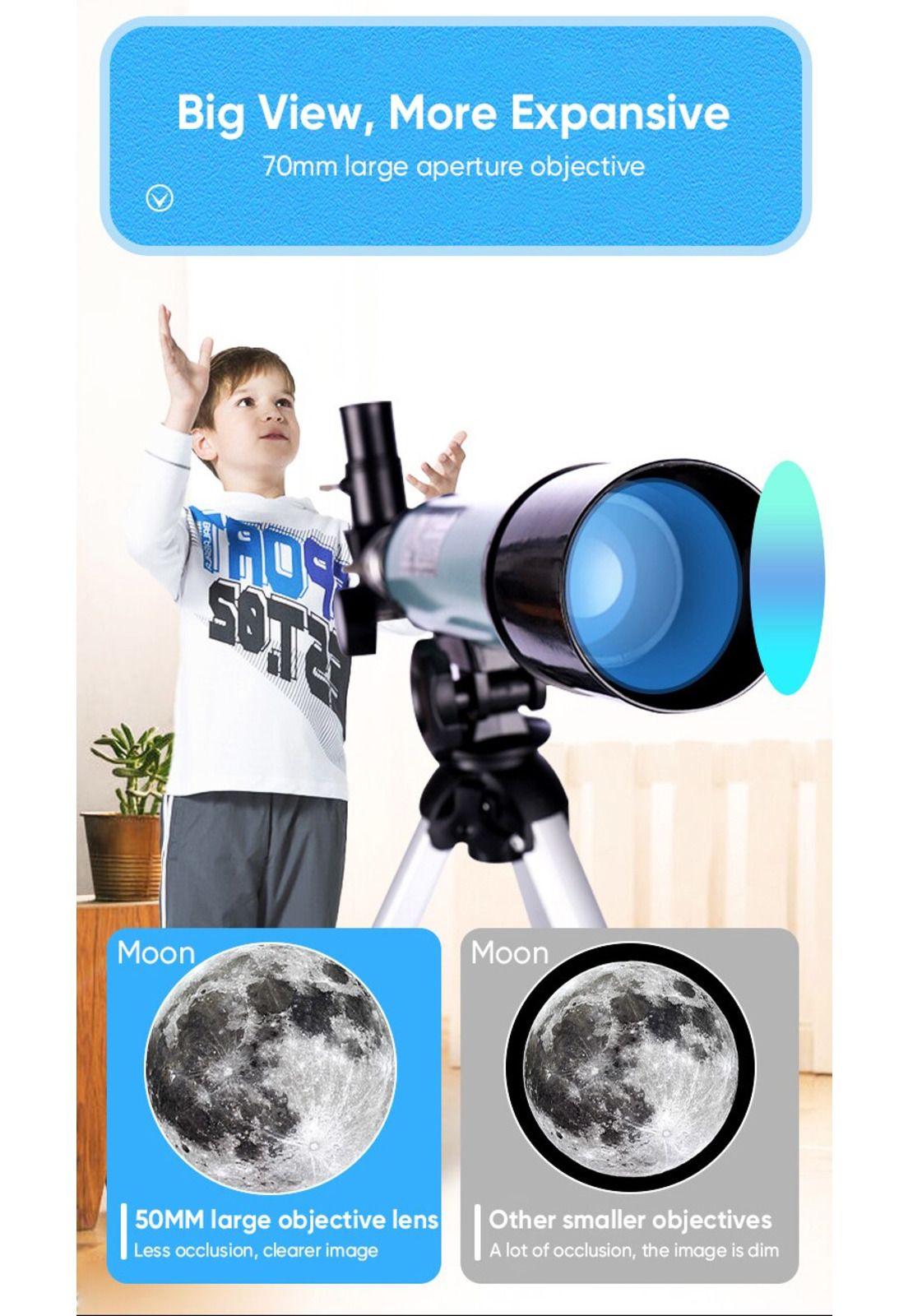 Telescopio Astronómico Monocular 90X HD de Aluminio TL-070-8