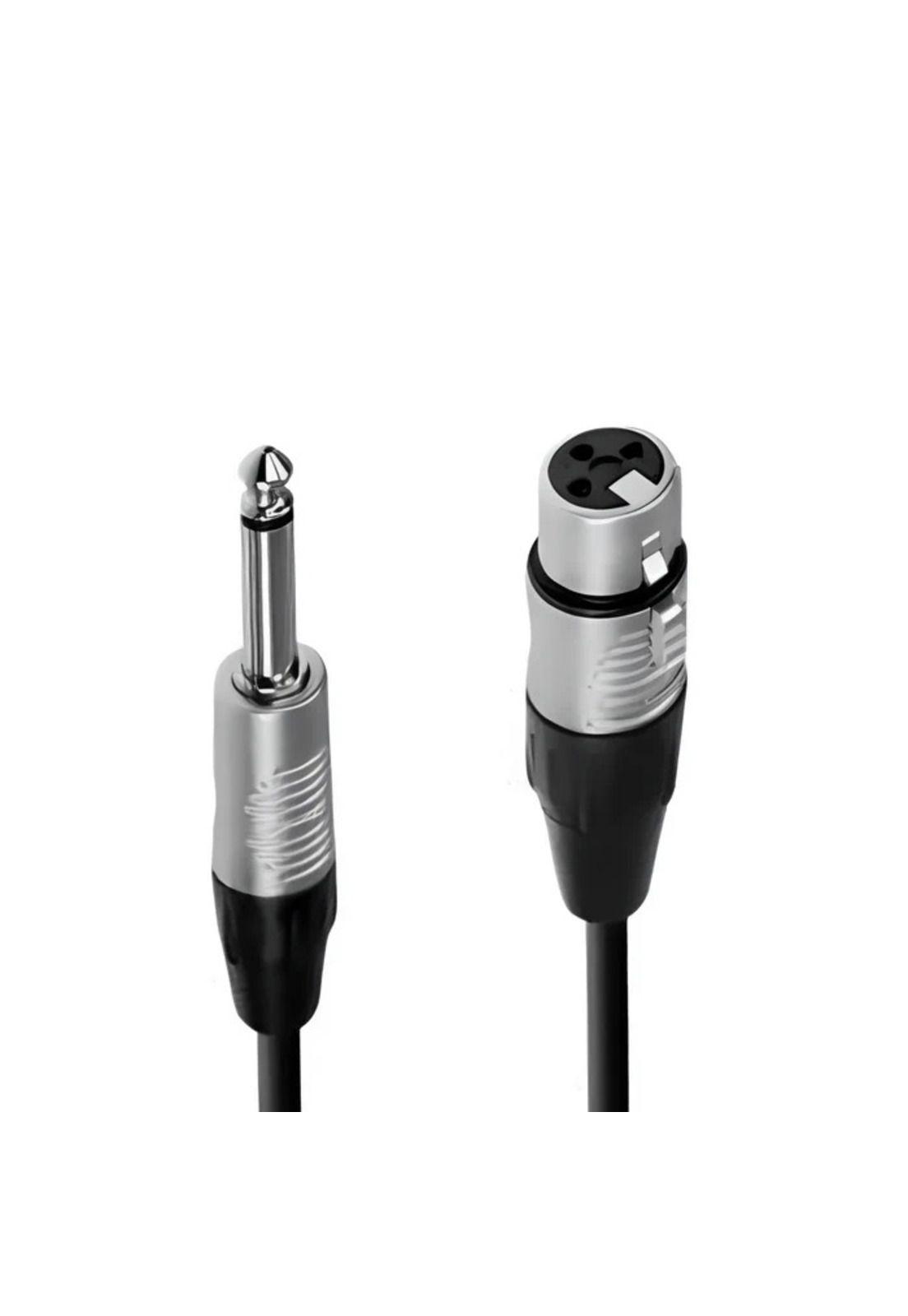 Micrófono Multimedia XLR a Jack 6.3mm Cable 4.5 Metros DM24K-4