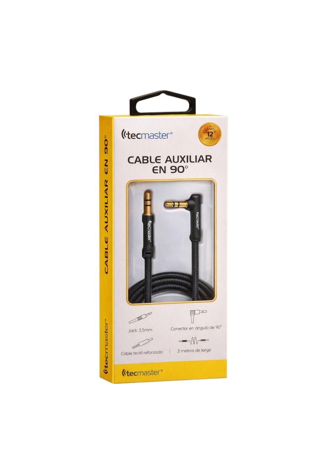 Cable De Audio Premium 1x1 Jack 3.5mm Acordonado 3MT-6