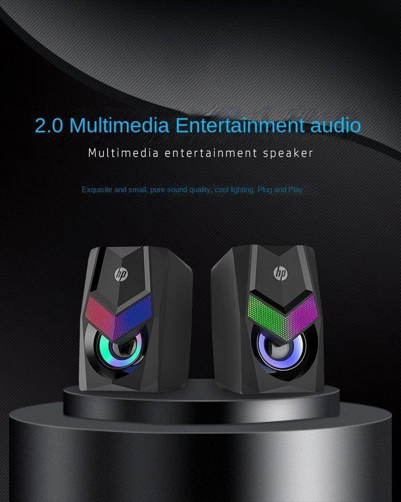 Parlante USB HP Multimedia con Iluminación RGB DHE-6000-13