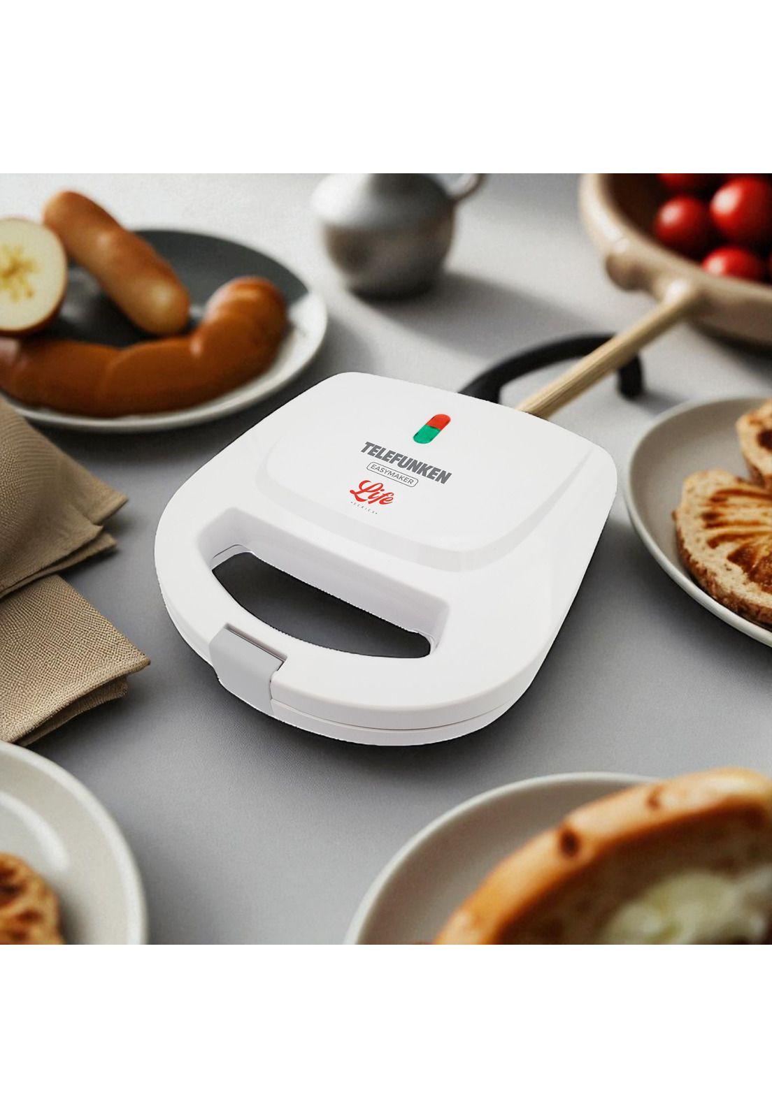 Sandwichera Dual NonStick 800W Life  EasyMaker-9