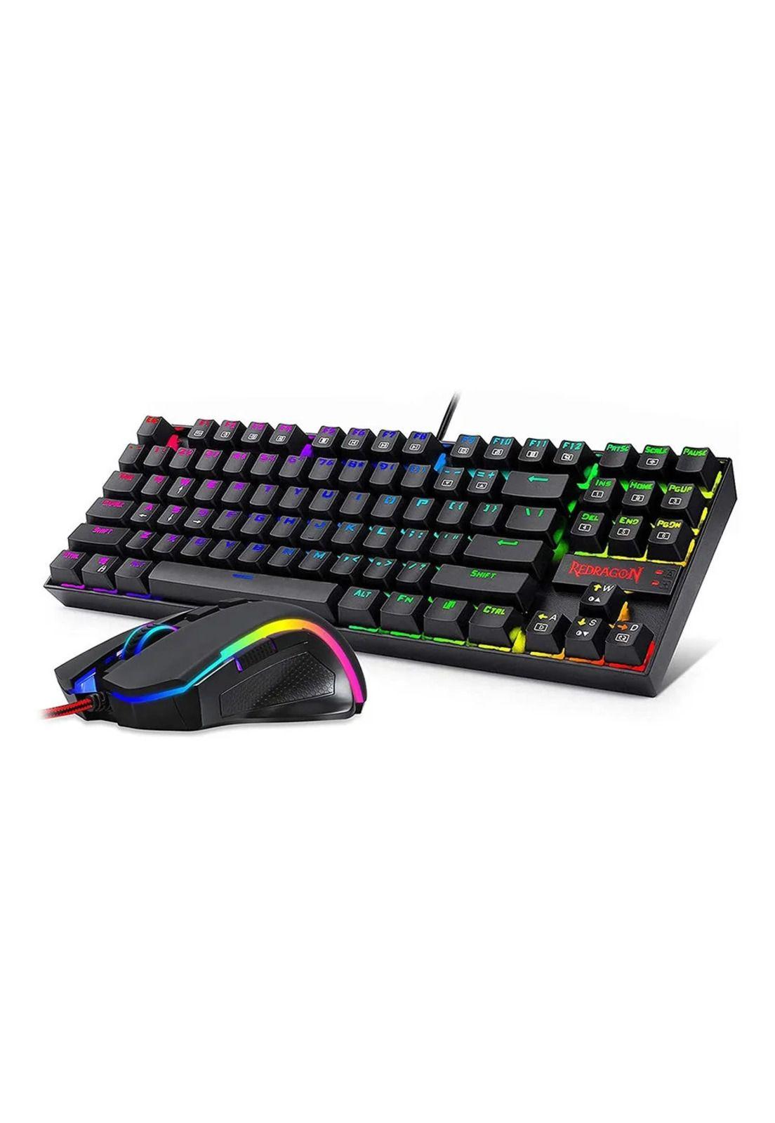 Kit Redragon Teclado Mecánico Kumara + Mouse Griffin RGB-0